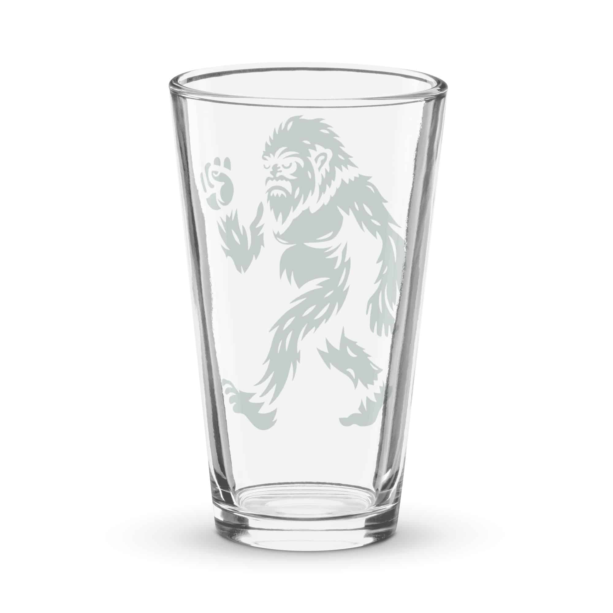 Forest Green Bigfoot by Chase Patrick Myers Pint Glass