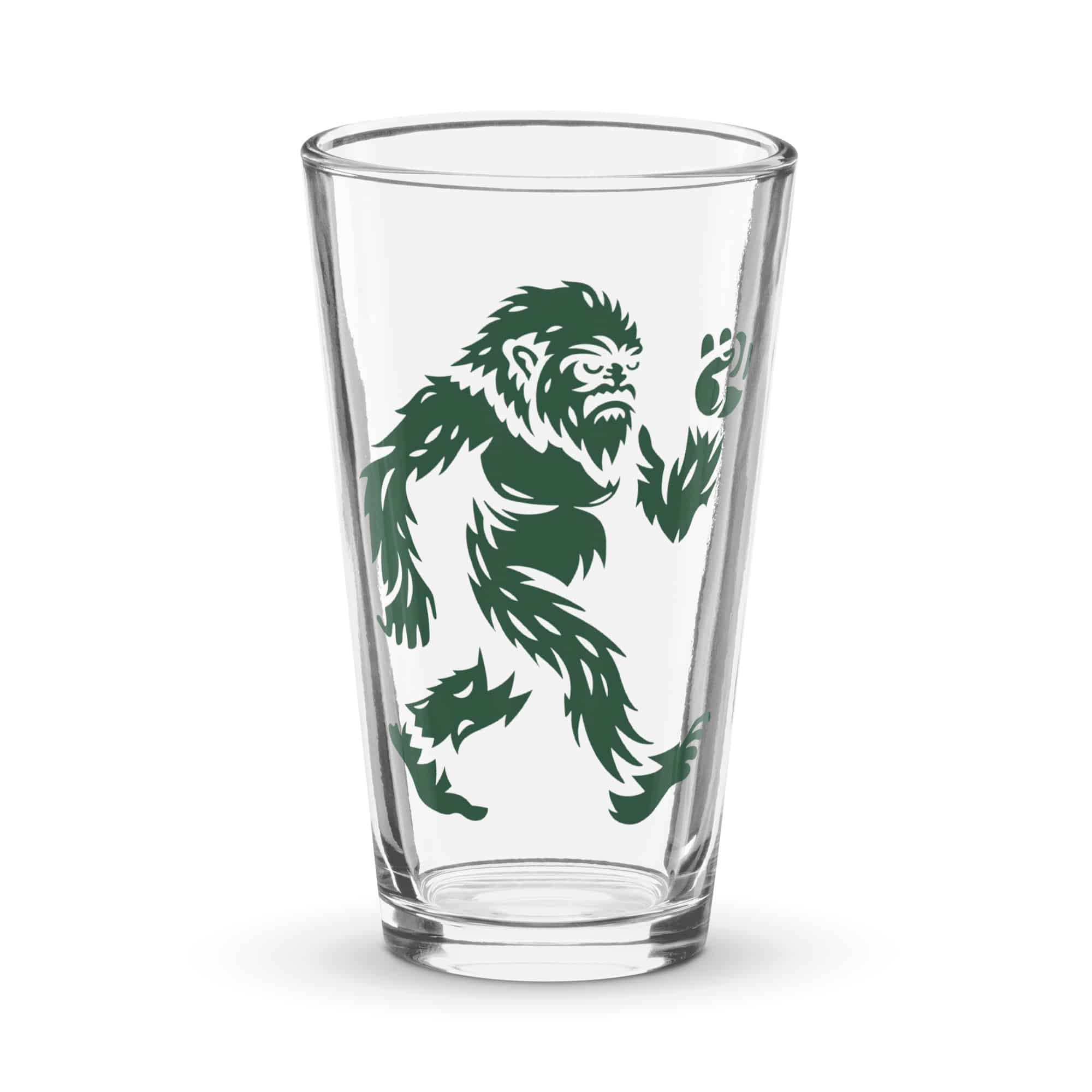 Forest Green Bigfoot by Chase Patrick Myers Pint Glass