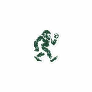 Chase Bigfoot Forest Green Vinyl Sticker - 3x3 - Main