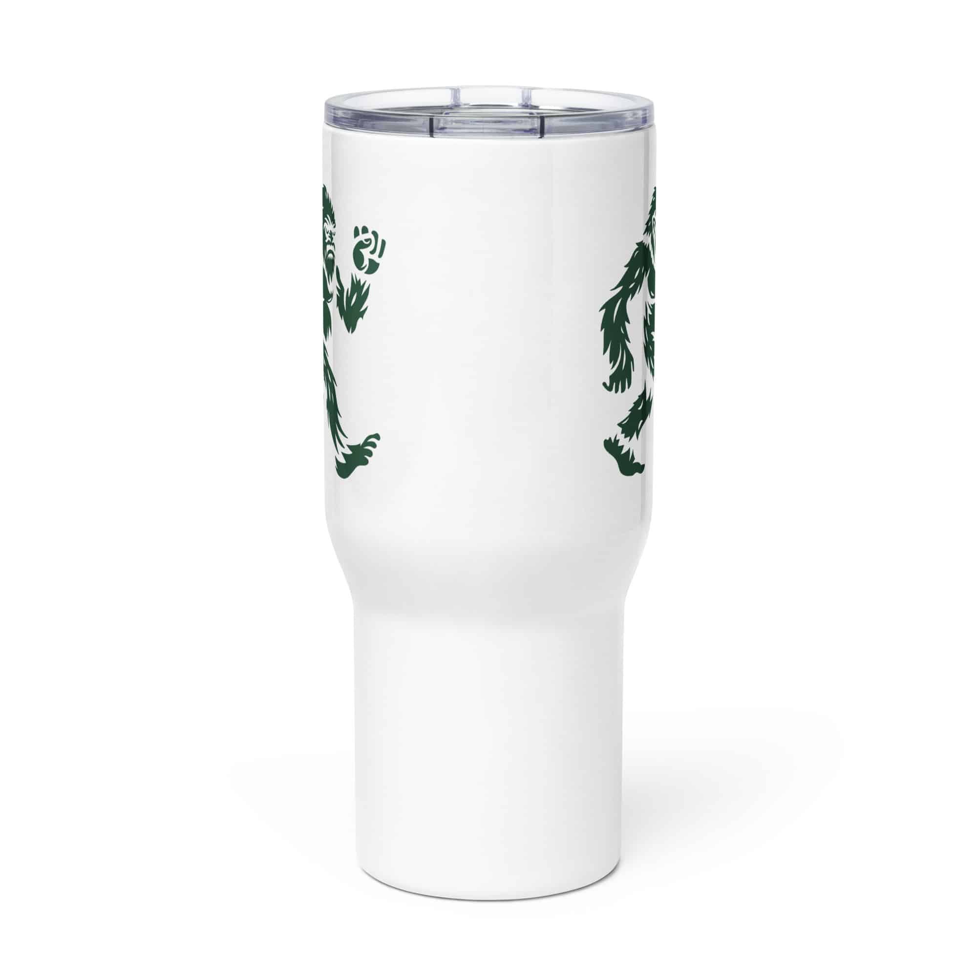 Forest Green Bigfoot by Chase Patrick Myers Travel Mug
