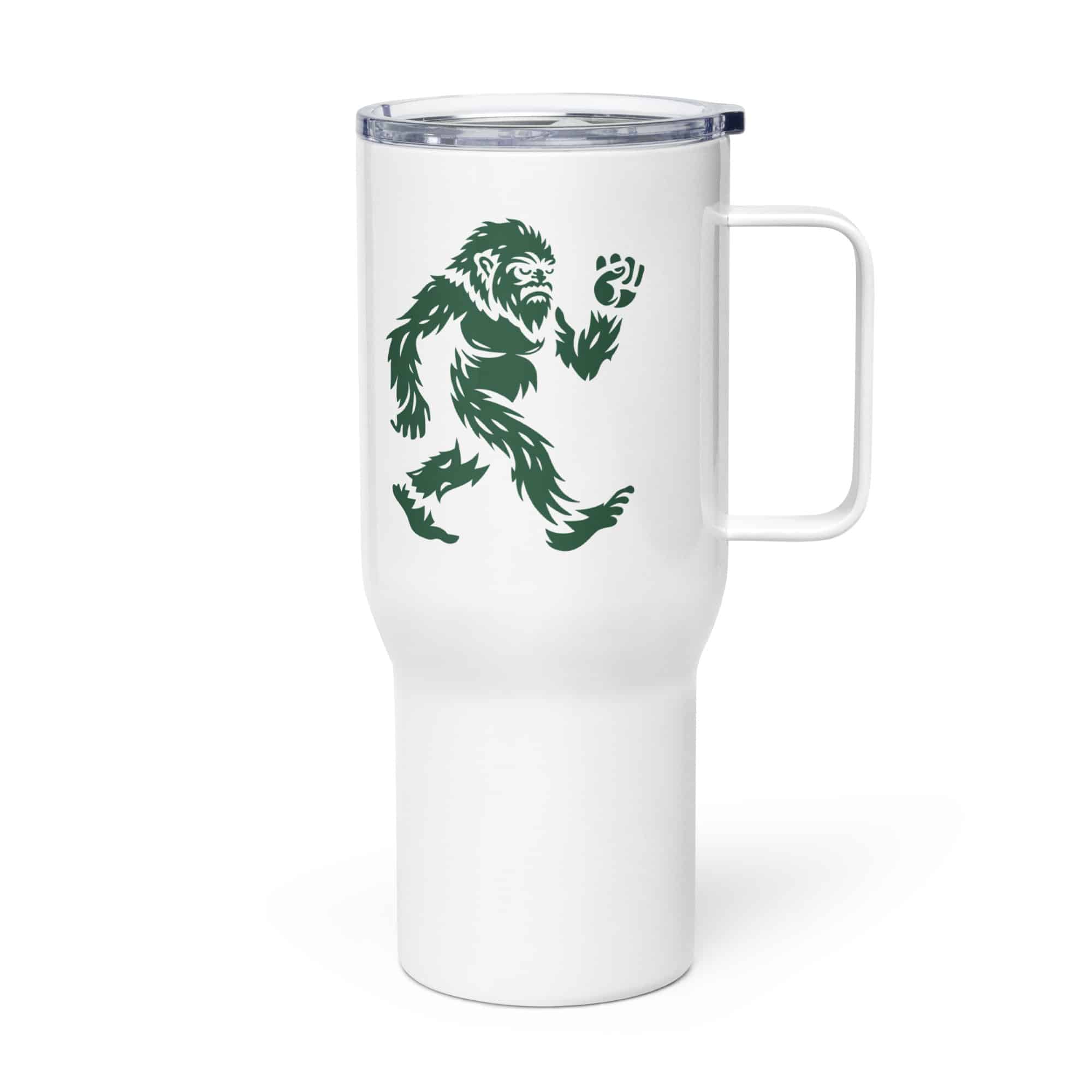 Forest Green Bigfoot by Chase Patrick Myers Travel Mug