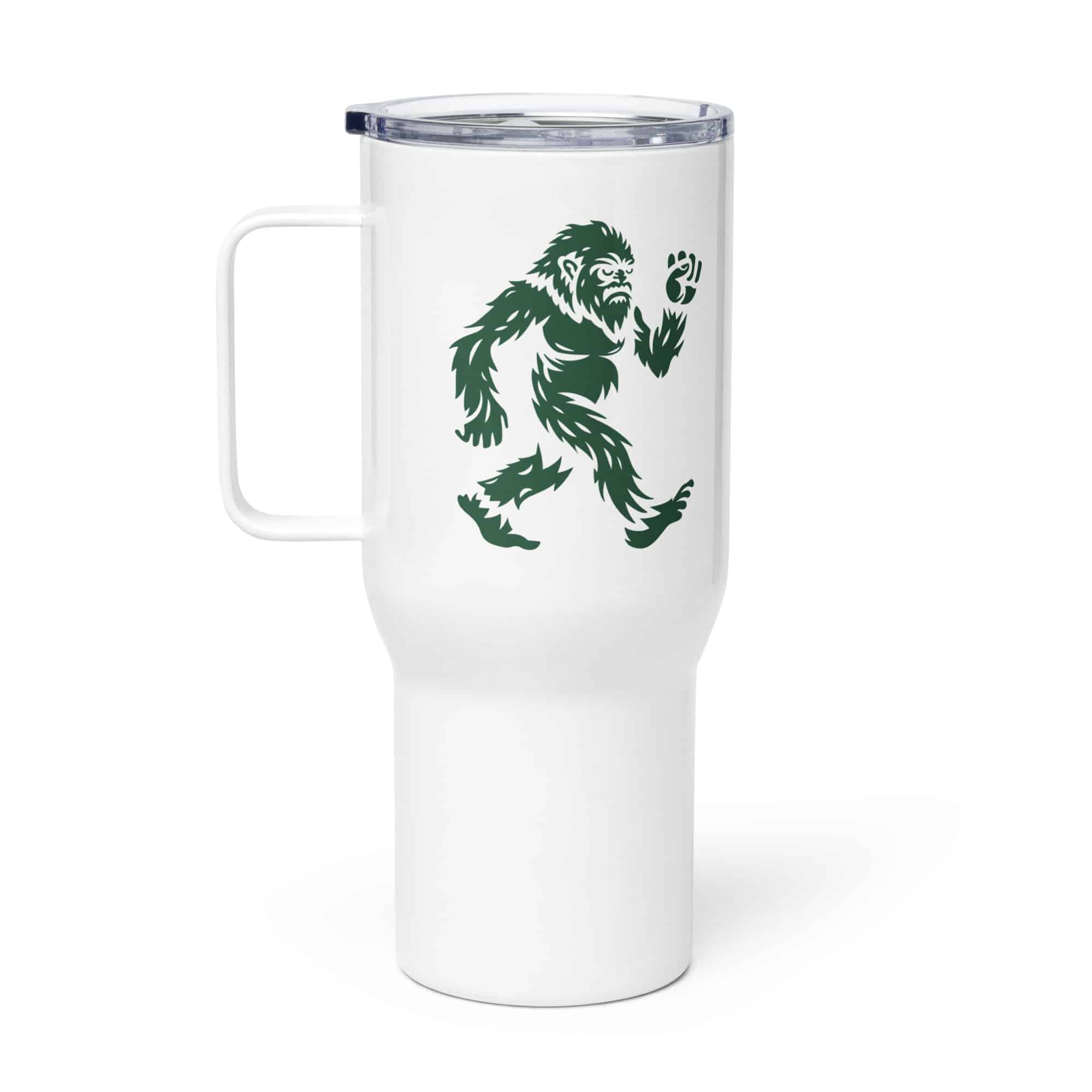 Forest Green Bigfoot by Chase Patrick Myers Travel Mug