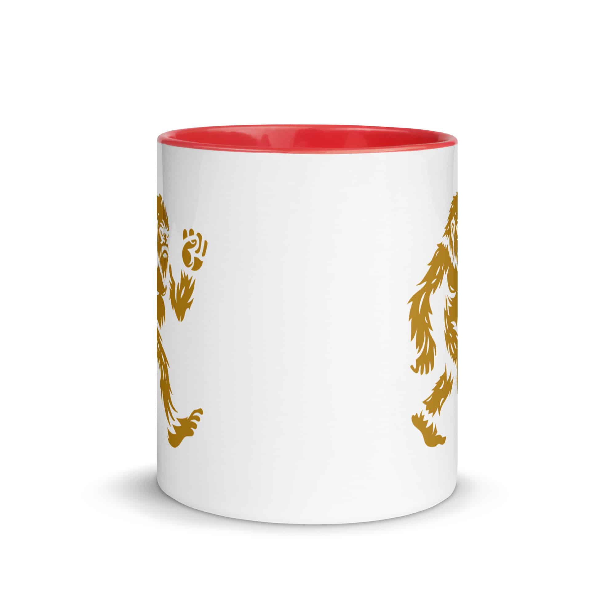 Gold Bigfoot by Chase Patrick Myers Color Inside Mug