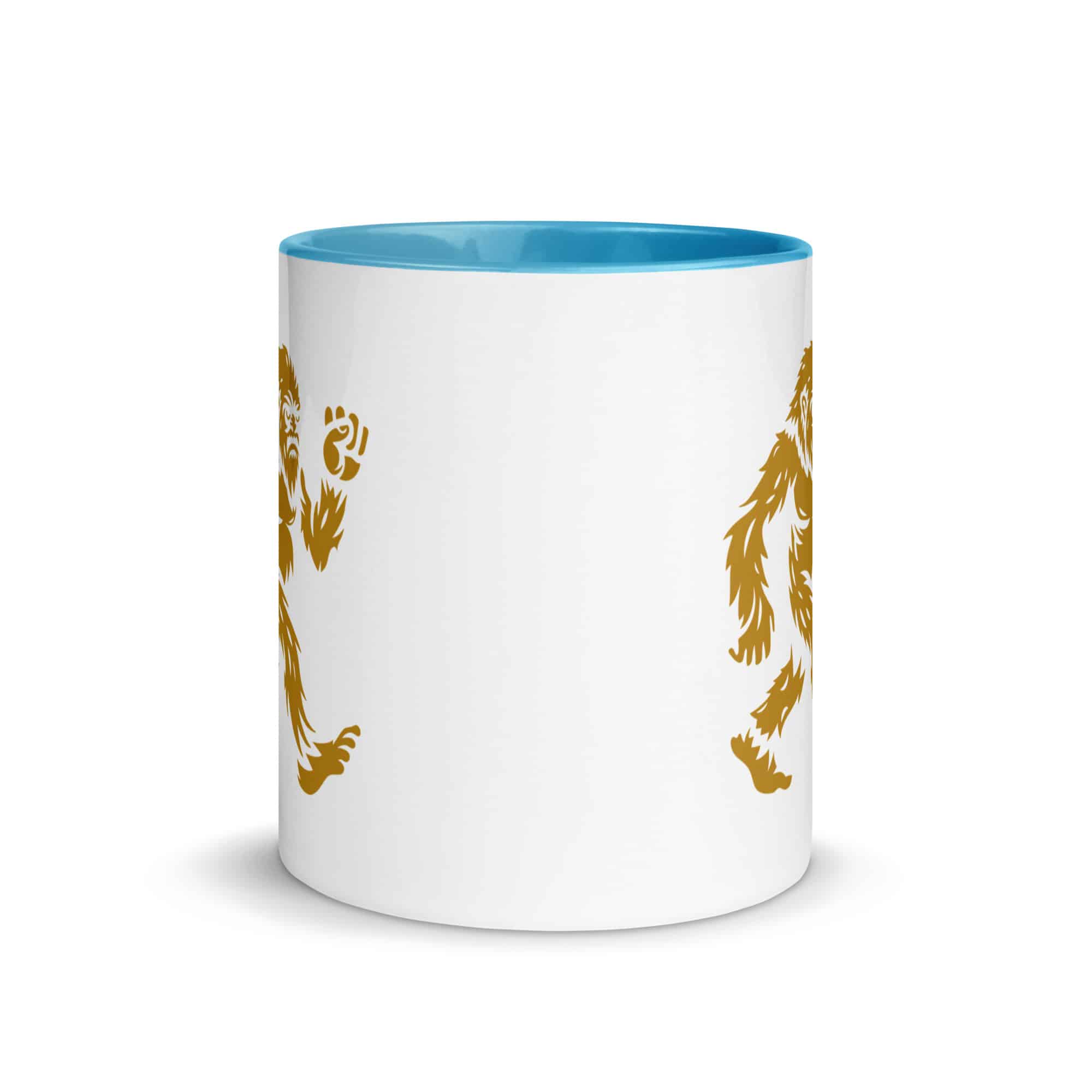 Gold Bigfoot by Chase Patrick Myers Color Inside Mug