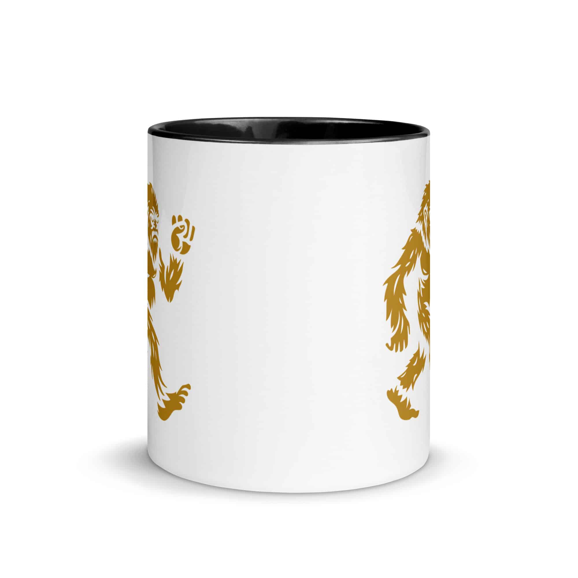 Gold Bigfoot by Chase Patrick Myers Color Inside Mug