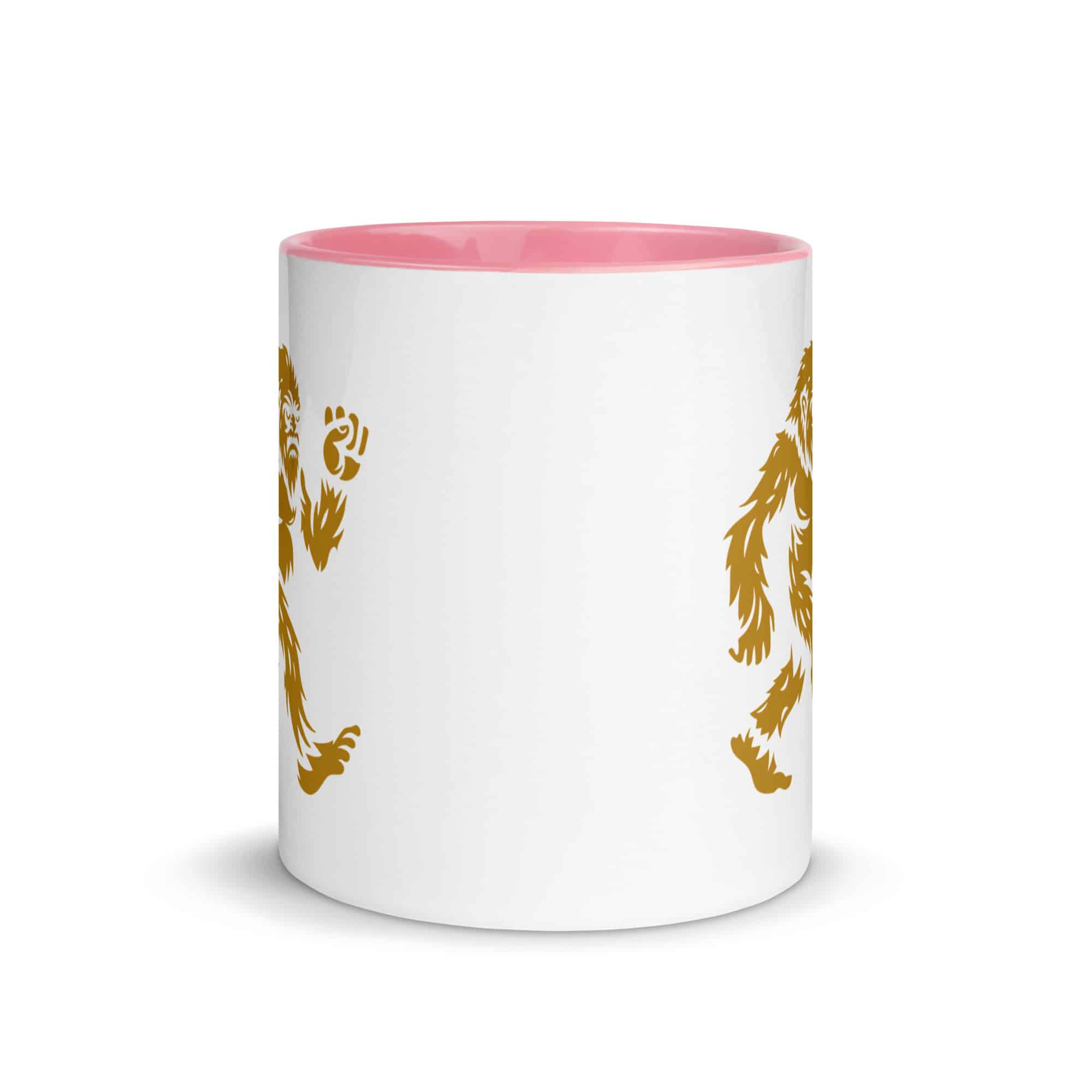 Gold Bigfoot by Chase Patrick Myers Color Inside Mug