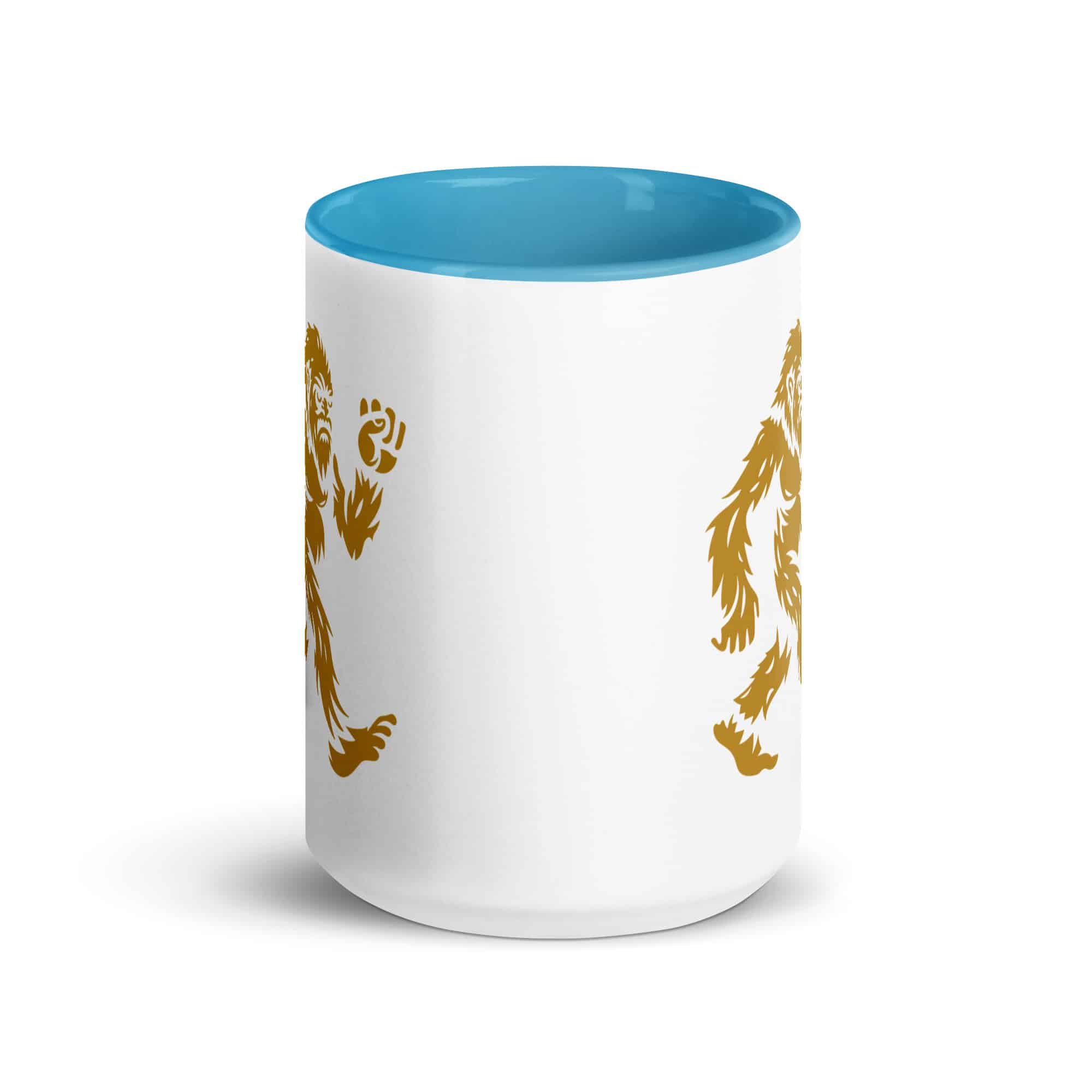 Gold Bigfoot by Chase Patrick Myers Color Inside Mug