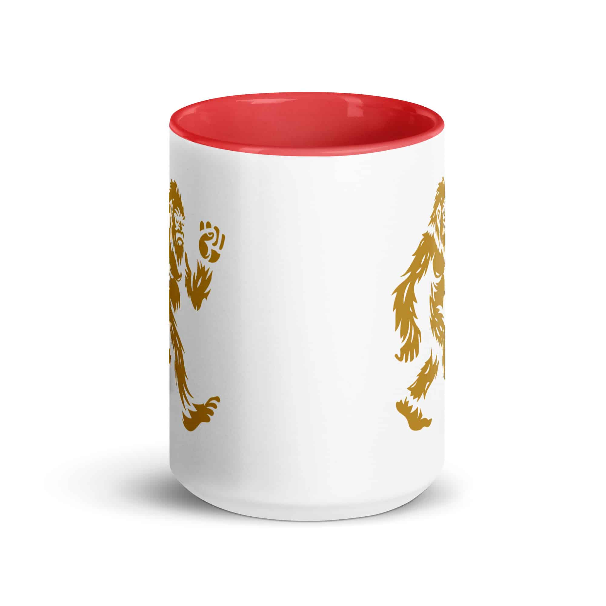 Gold Bigfoot by Chase Patrick Myers Color Inside Mug