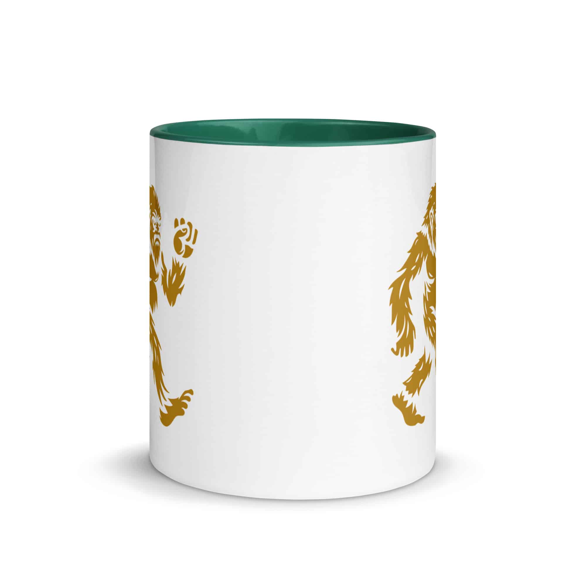 Gold Bigfoot by Chase Patrick Myers Color Inside Mug