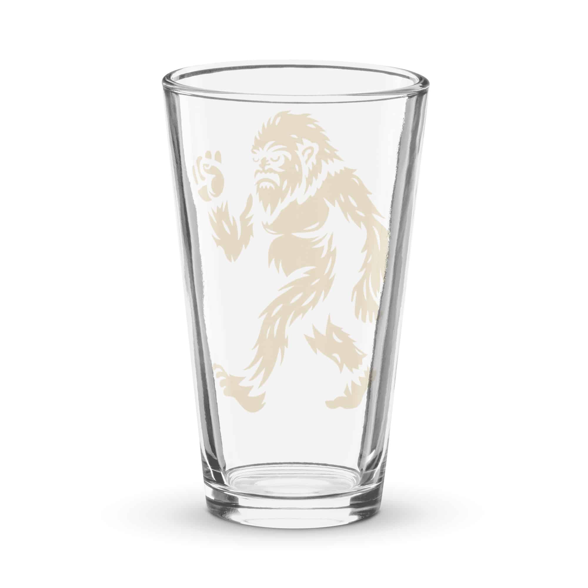 Gold Bigfoot by Chase Patrick Myers Pint Glass