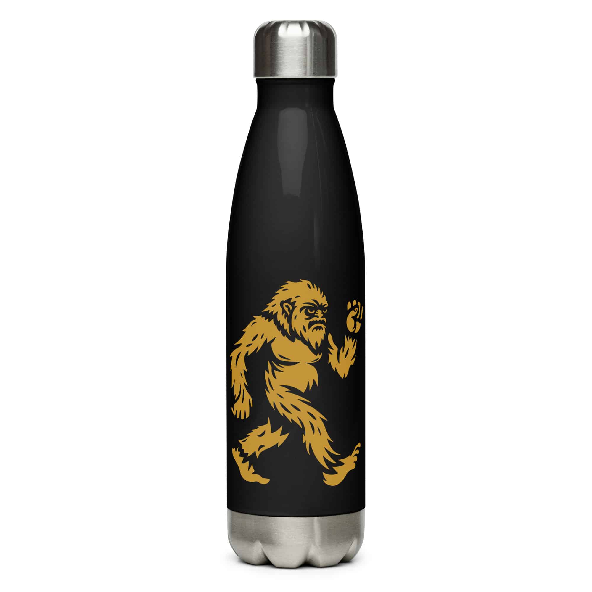 Gold Bigfoot by Chase Patrick Myers Water Bottle