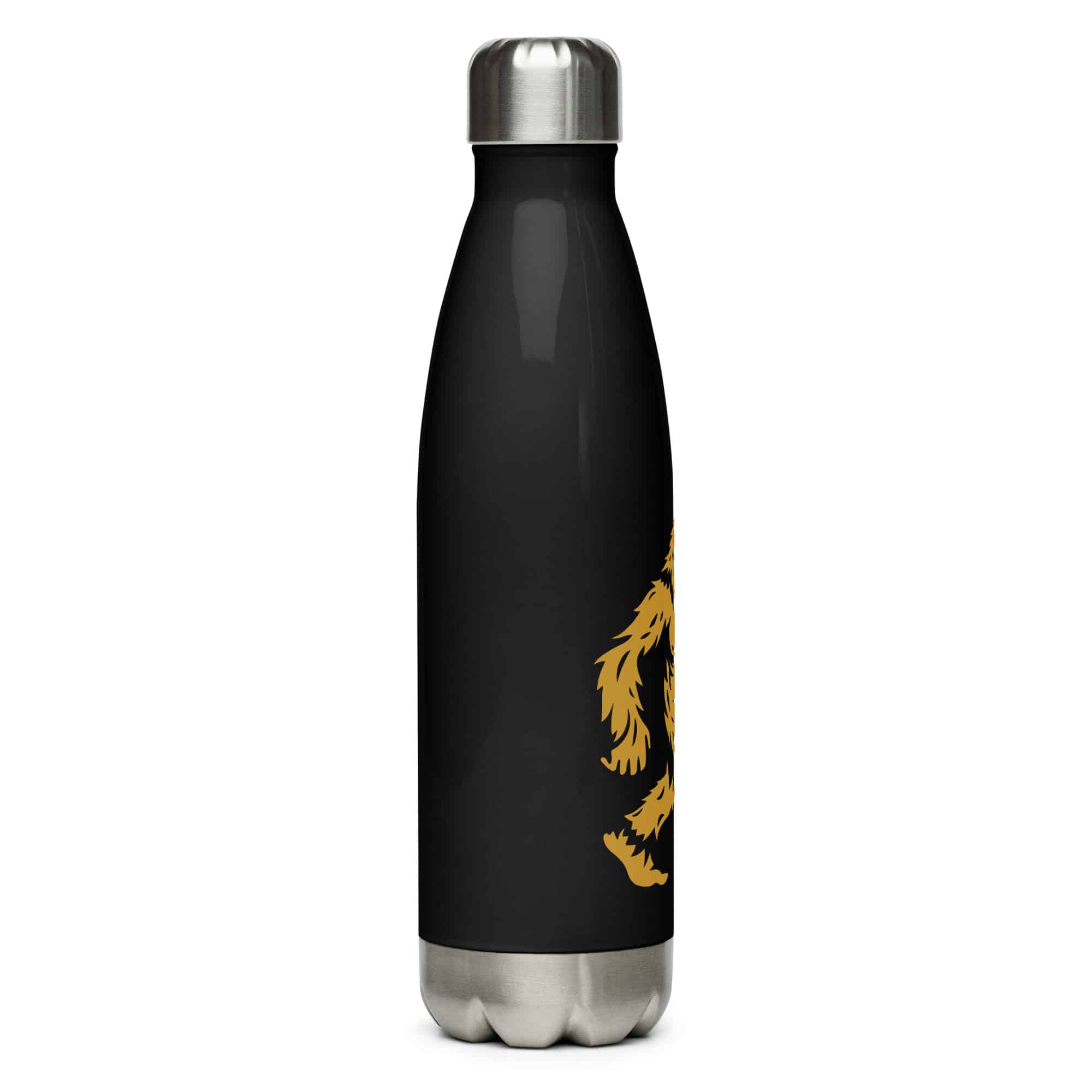 Gold Bigfoot by Chase Patrick Myers Water Bottle