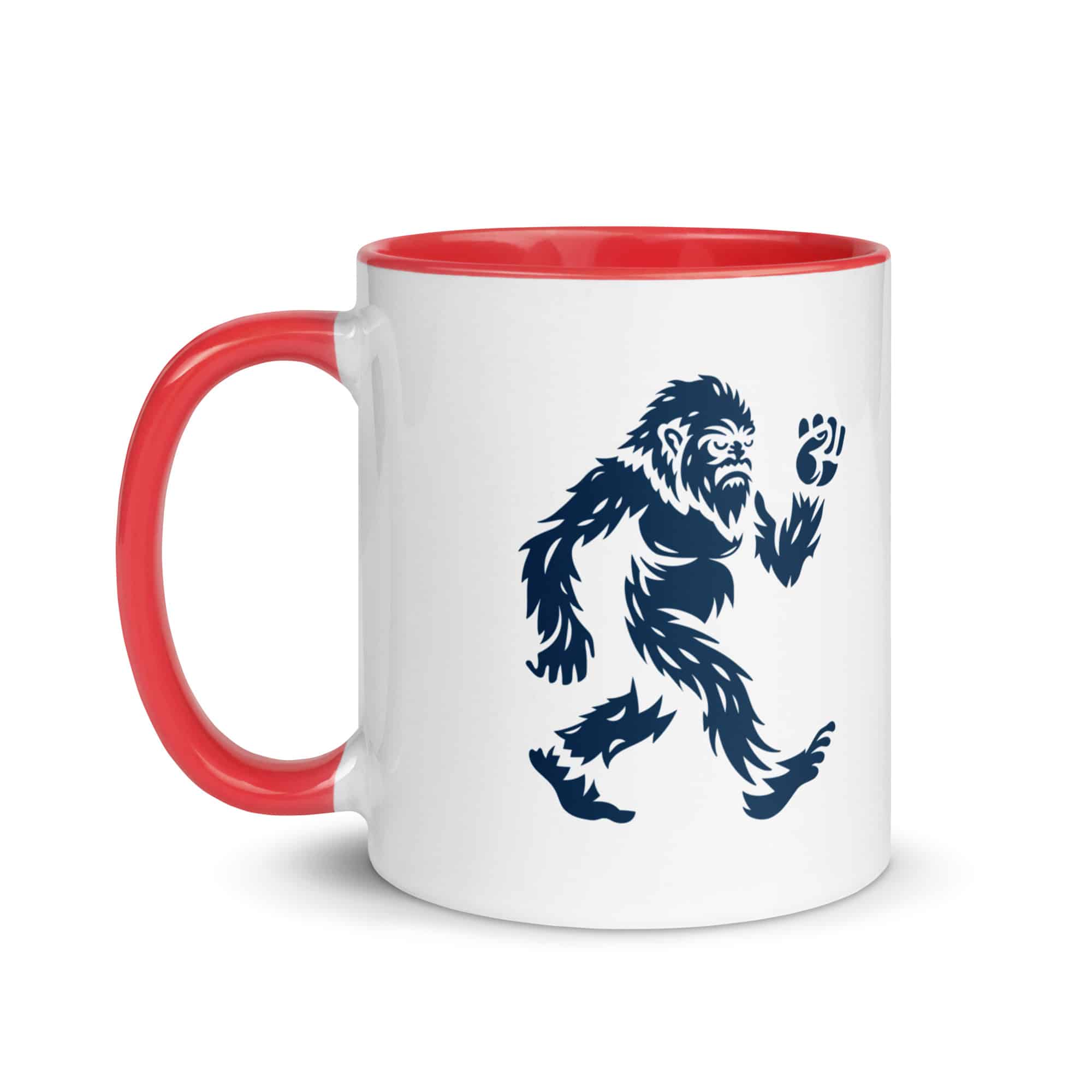 Navy Bigfoot by Chase Patrick Myers Color Inside Mug