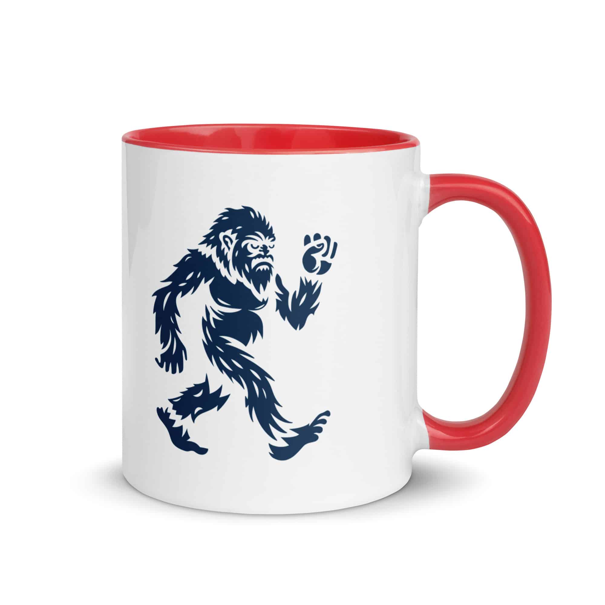 Navy Bigfoot by Chase Patrick Myers Color Inside Mug