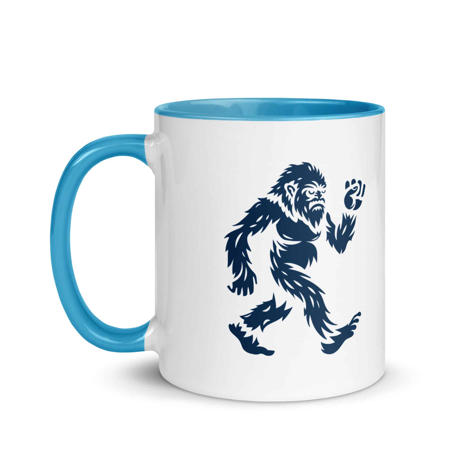 Navy Bigfoot by Chase Patrick Myers Color Inside Mug