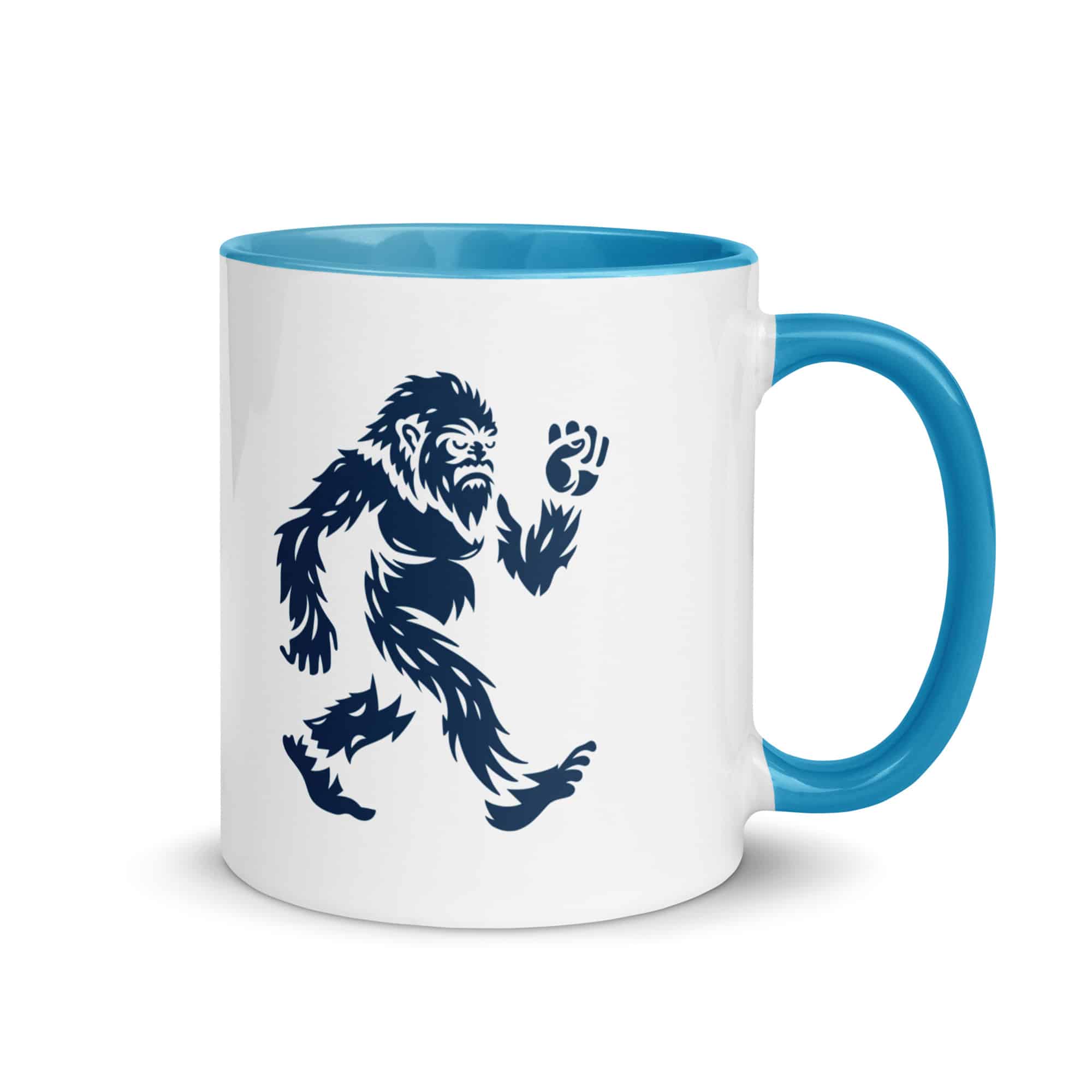 Navy Bigfoot by Chase Patrick Myers Color Inside Mug