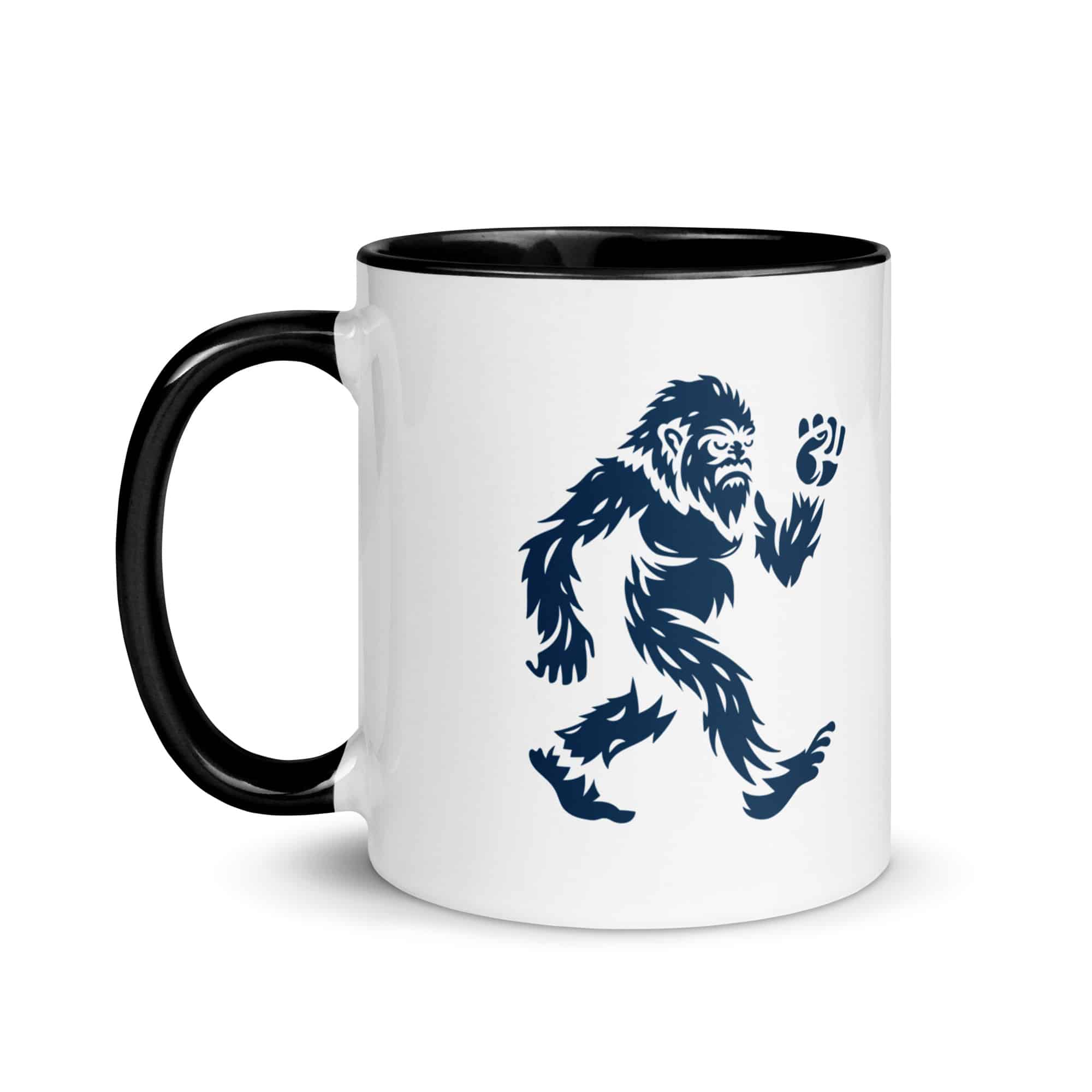 Navy Bigfoot by Chase Patrick Myers Color Inside Mug