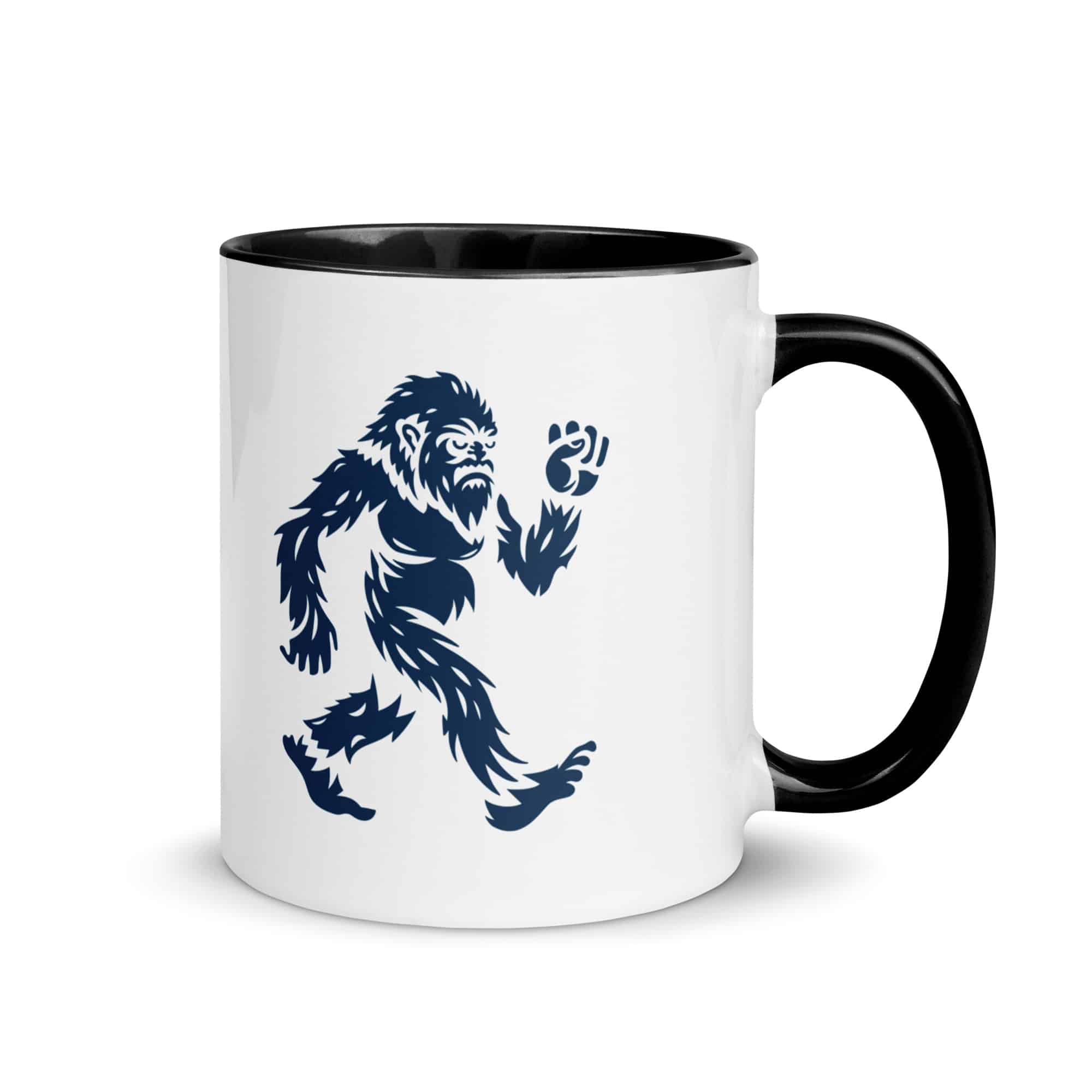 Navy Bigfoot by Chase Patrick Myers Color Inside Mug