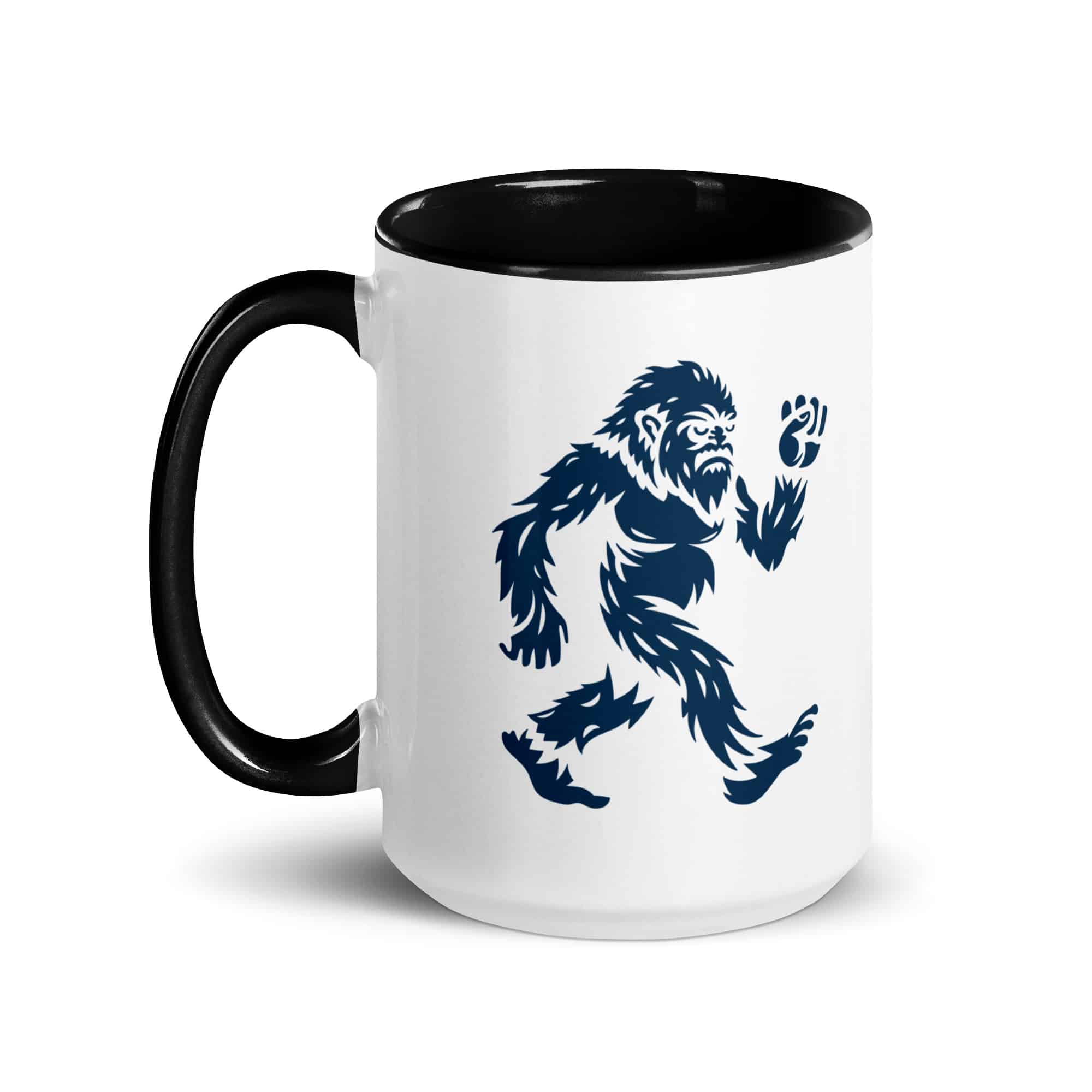 Navy Bigfoot by Chase Patrick Myers Color Inside Mug