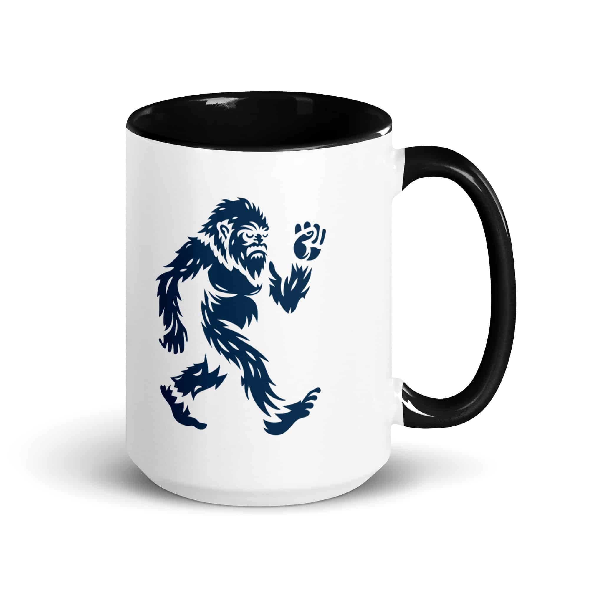 Navy Bigfoot by Chase Patrick Myers Color Inside Mug