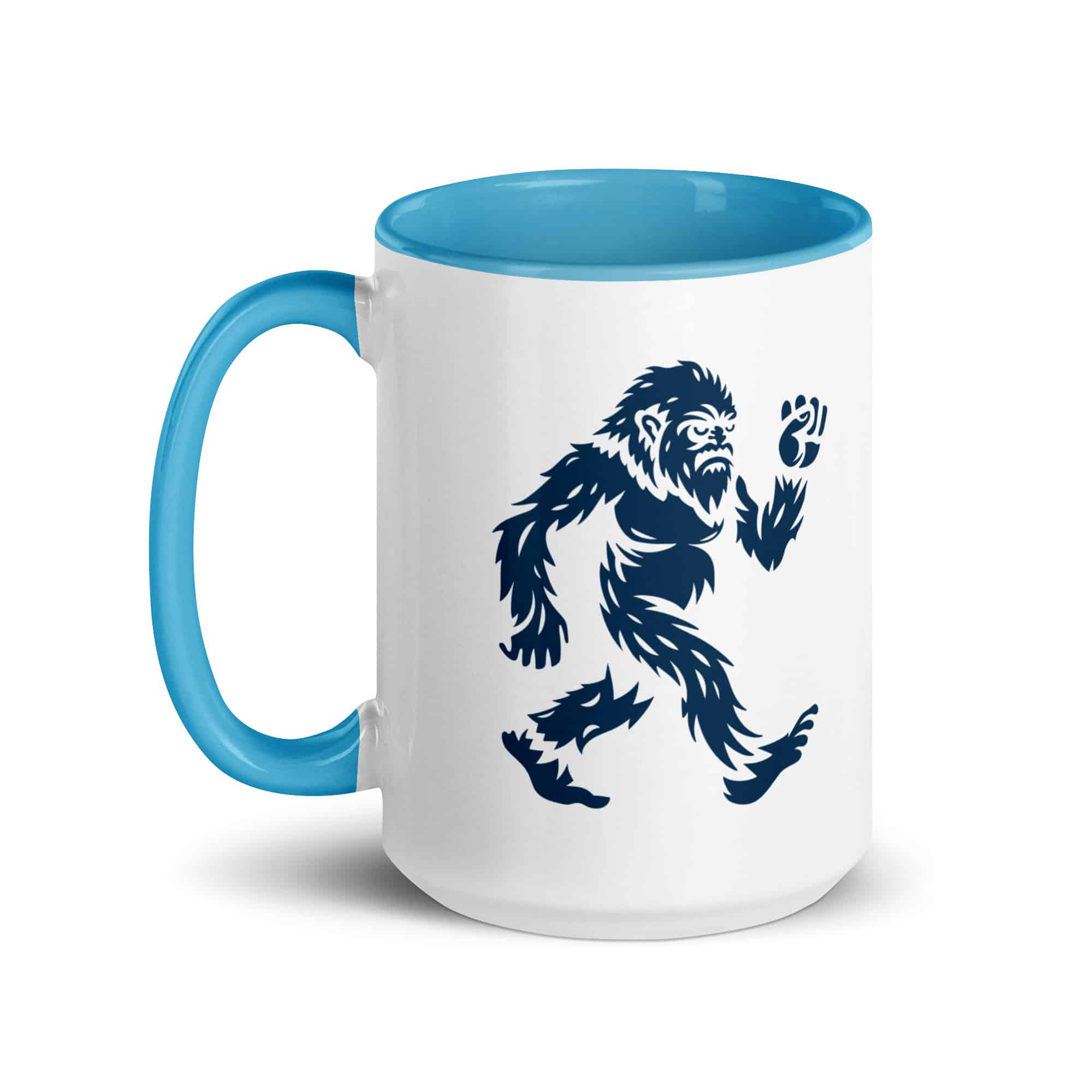 Navy Bigfoot by Chase Patrick Myers Color Inside Mug