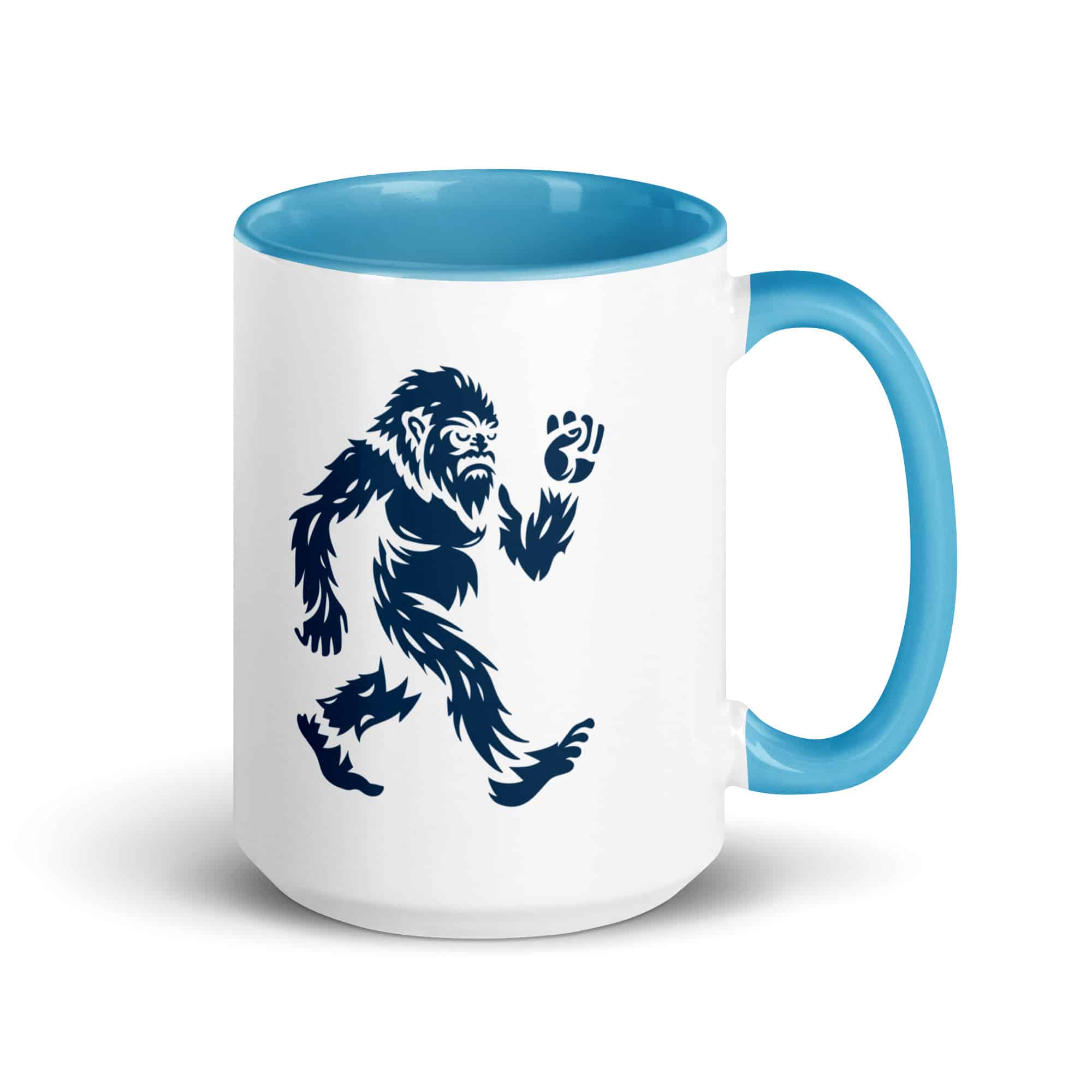 Navy Bigfoot by Chase Patrick Myers Color Inside Mug