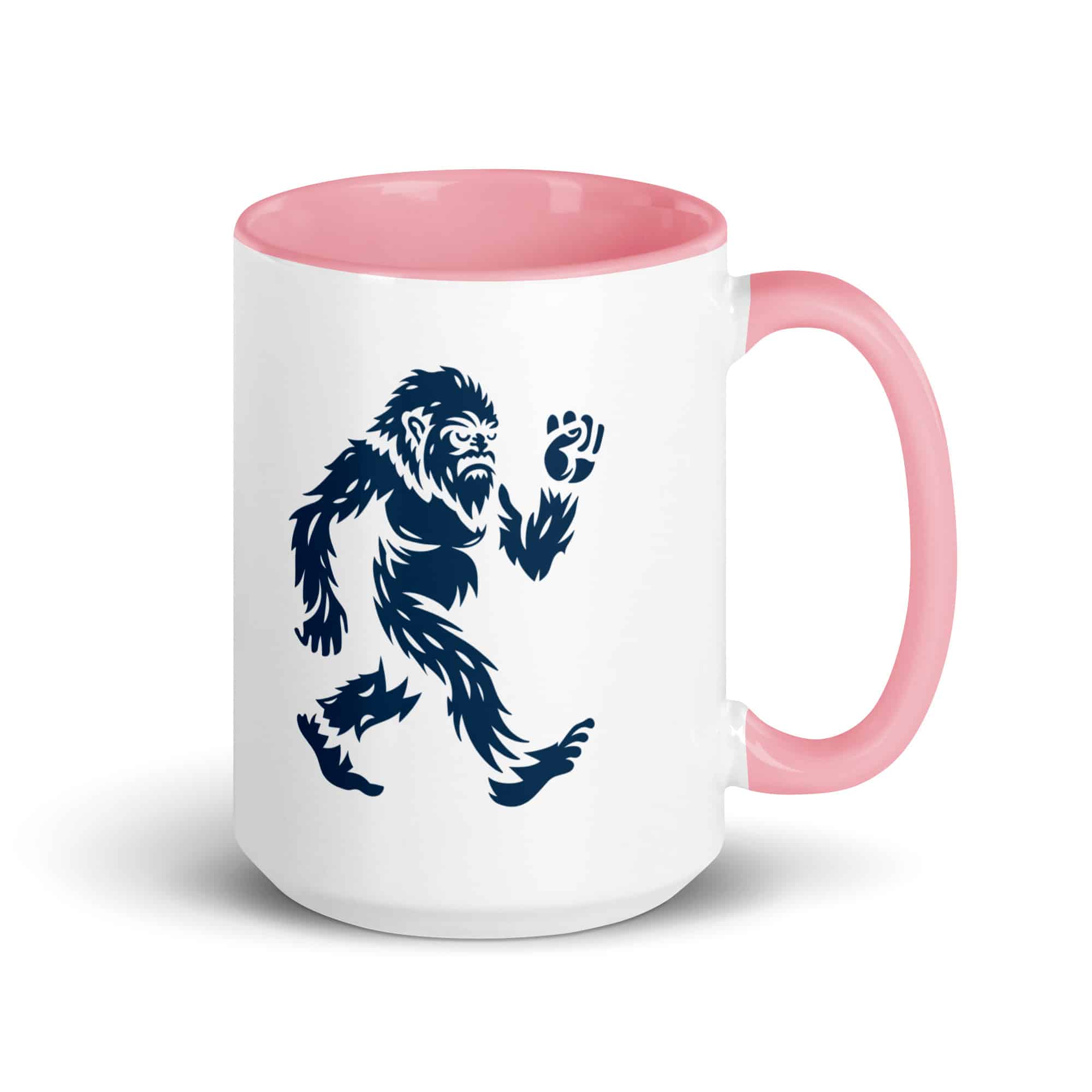 Navy Bigfoot by Chase Patrick Myers Color Inside Mug
