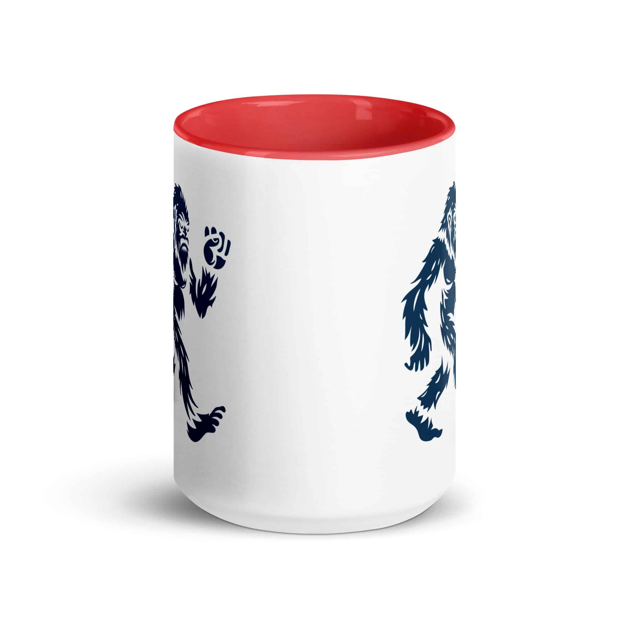 Navy Bigfoot by Chase Patrick Myers Color Inside Mug
