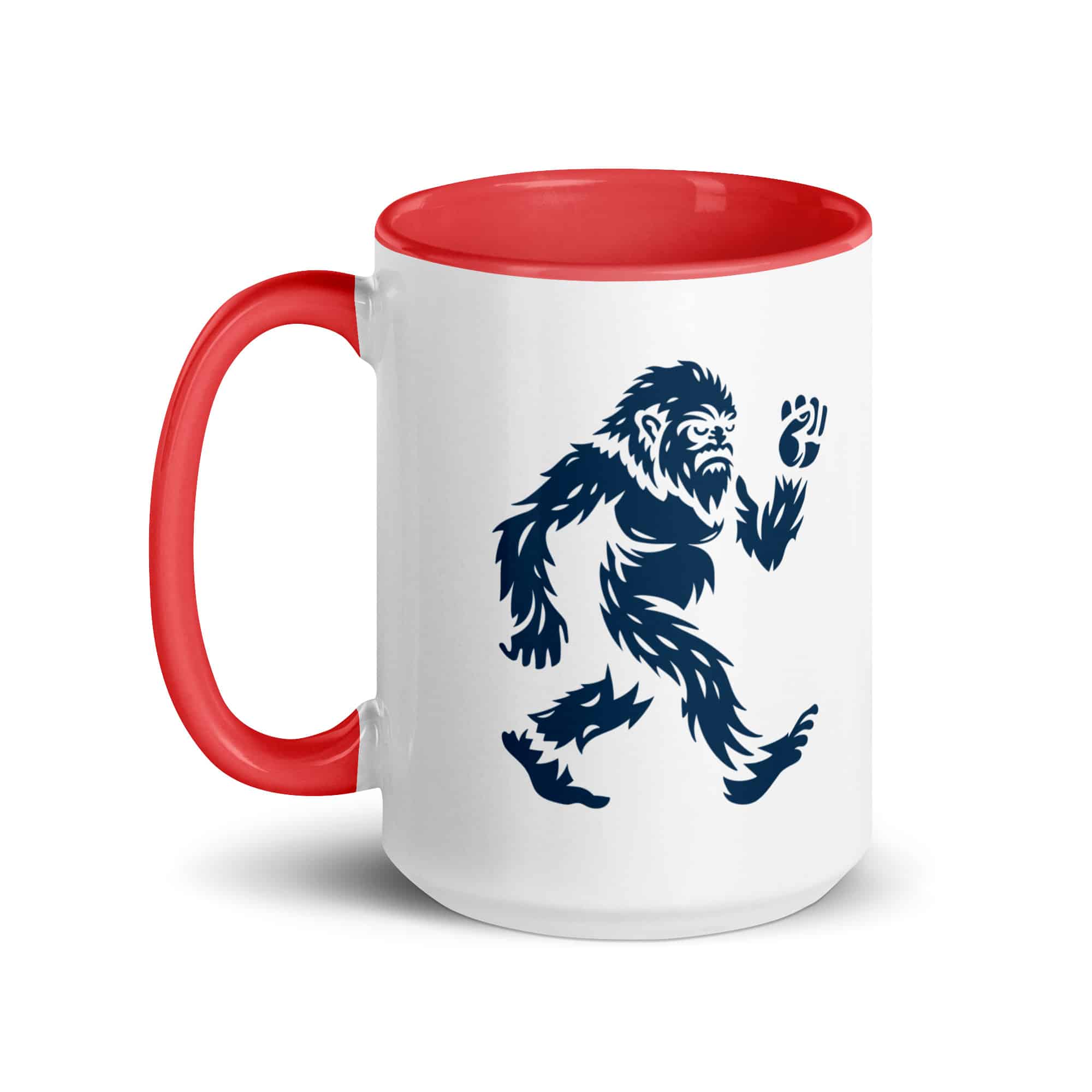 Navy Bigfoot by Chase Patrick Myers Color Inside Mug