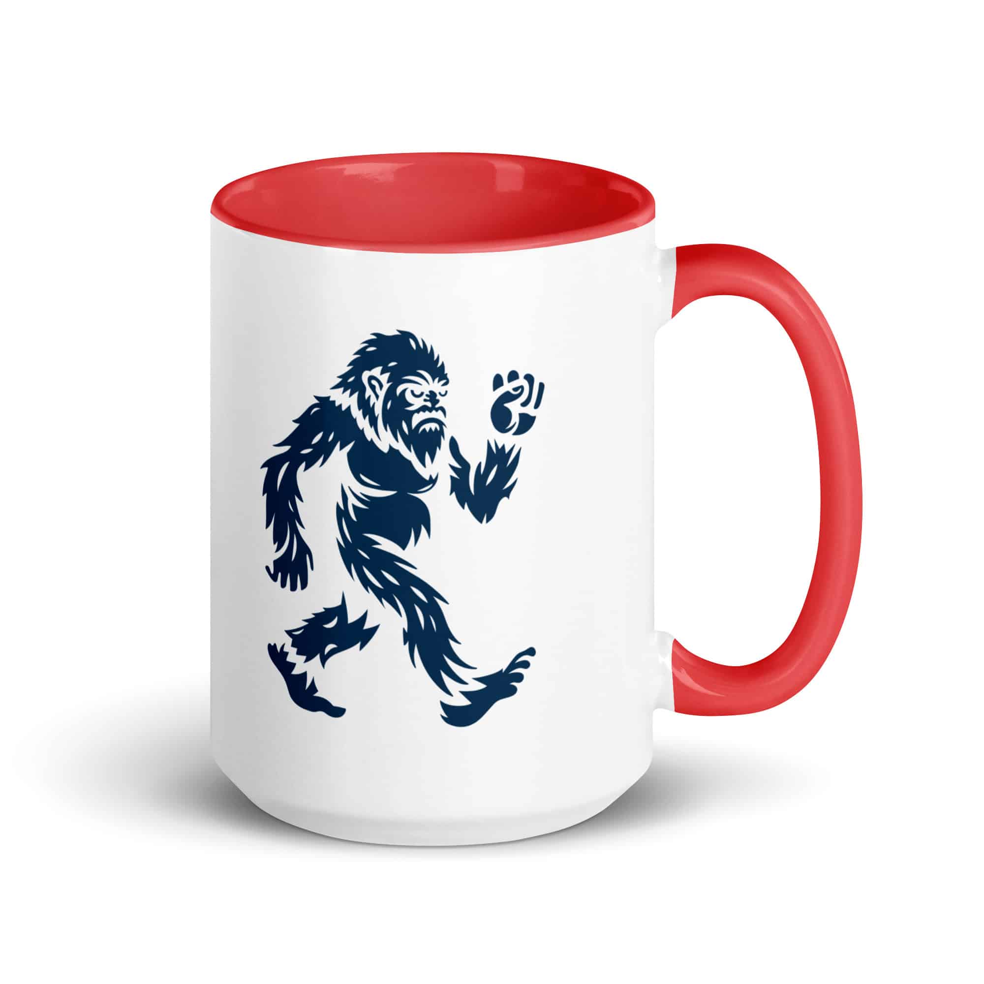 Navy Bigfoot by Chase Patrick Myers Color Inside Mug