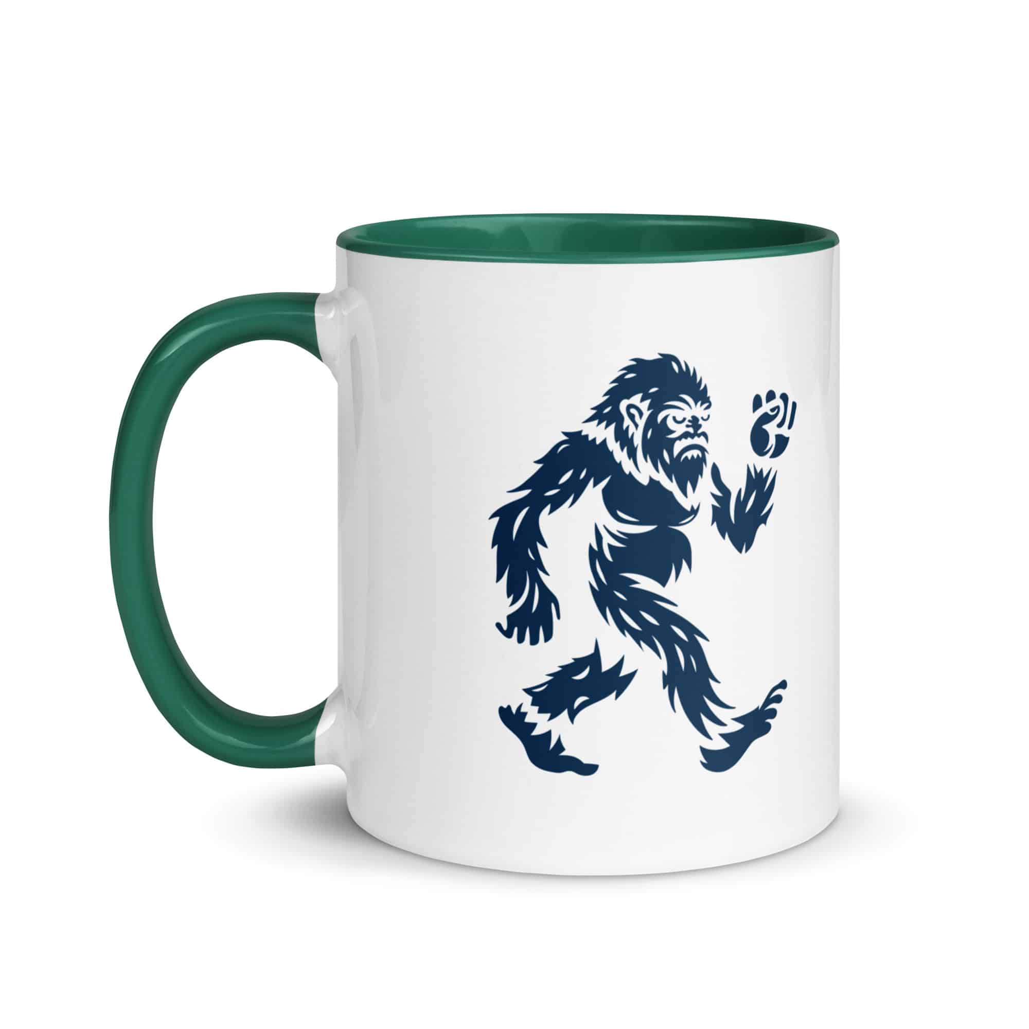 Navy Bigfoot by Chase Patrick Myers Color Inside Mug
