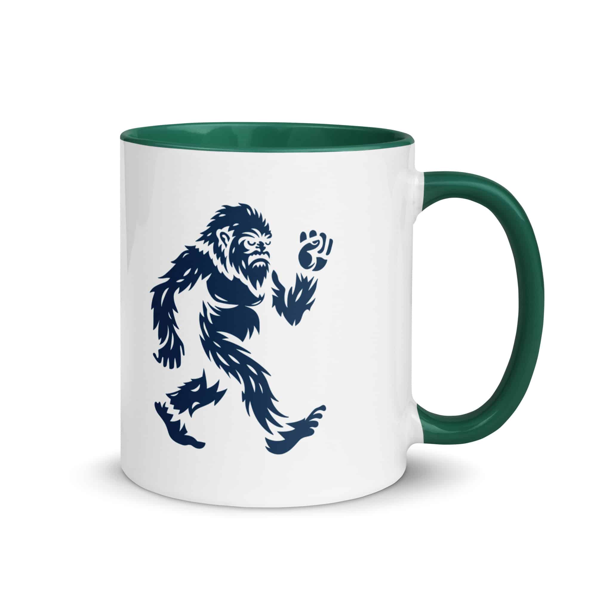 Navy Bigfoot by Chase Patrick Myers Color Inside Mug
