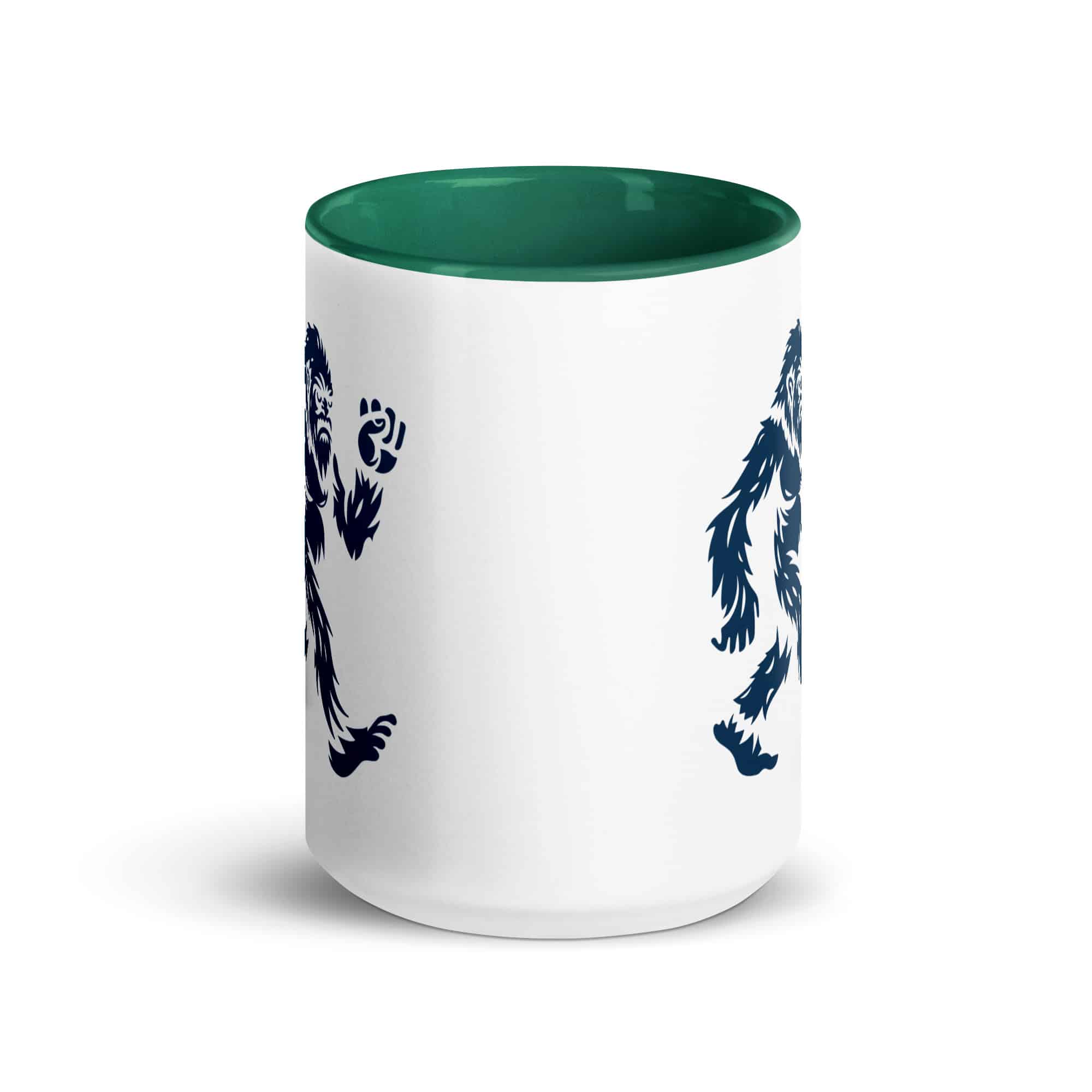 Navy Bigfoot by Chase Patrick Myers Color Inside Mug