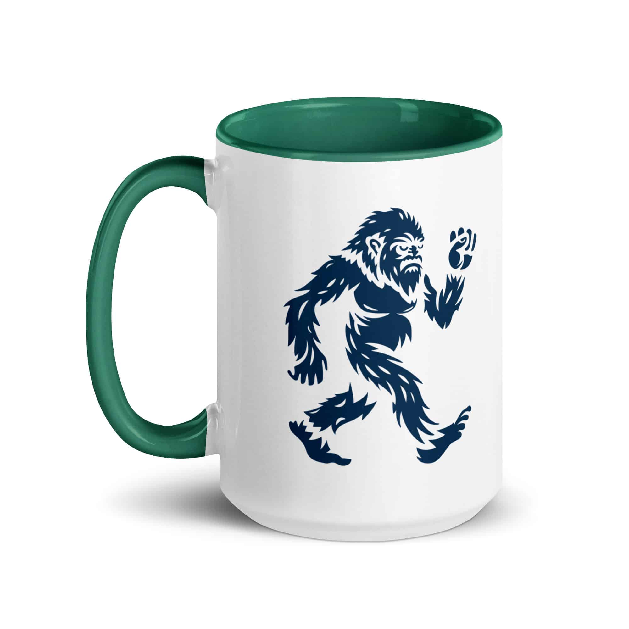Navy Bigfoot by Chase Patrick Myers Color Inside Mug