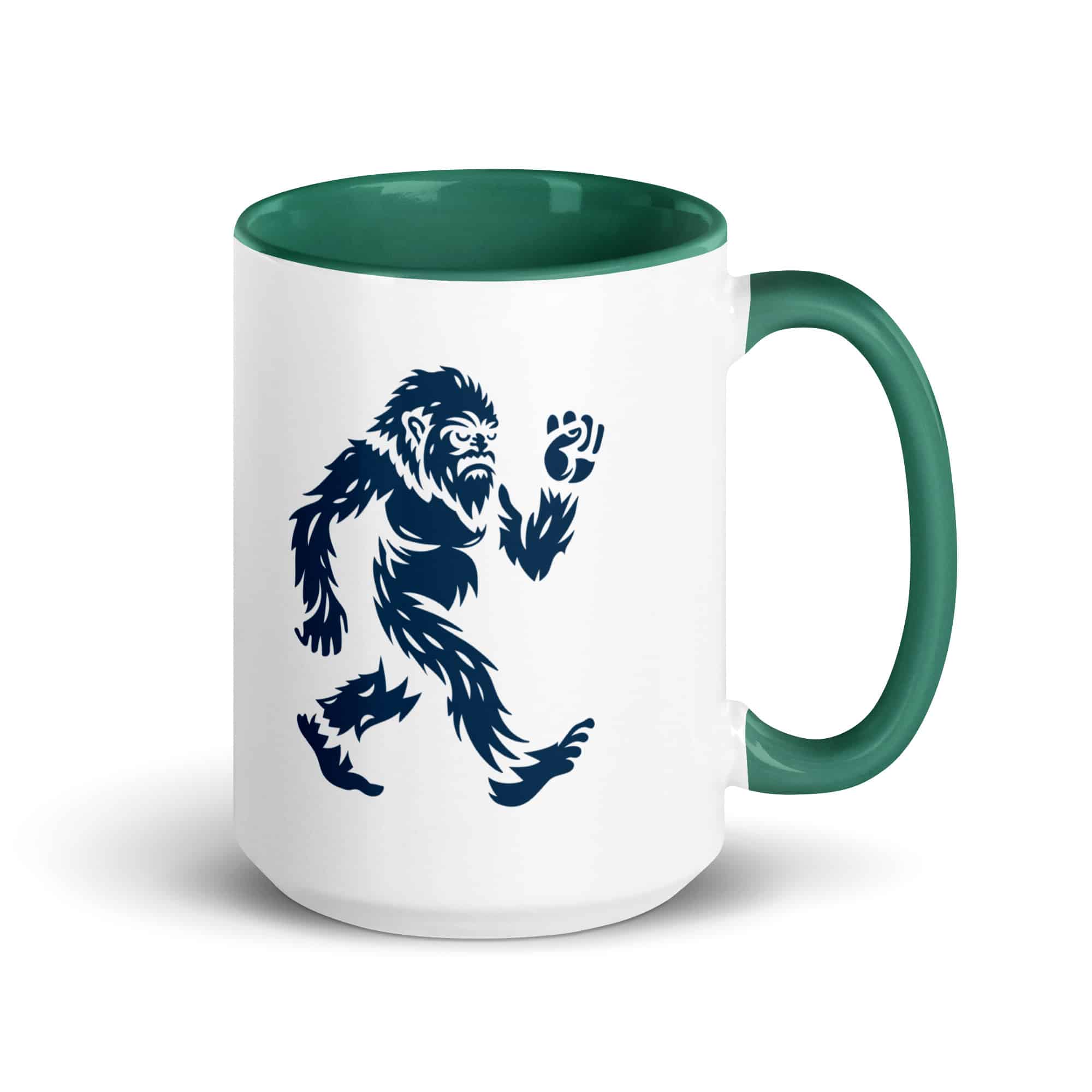 Navy Bigfoot by Chase Patrick Myers Color Inside Mug