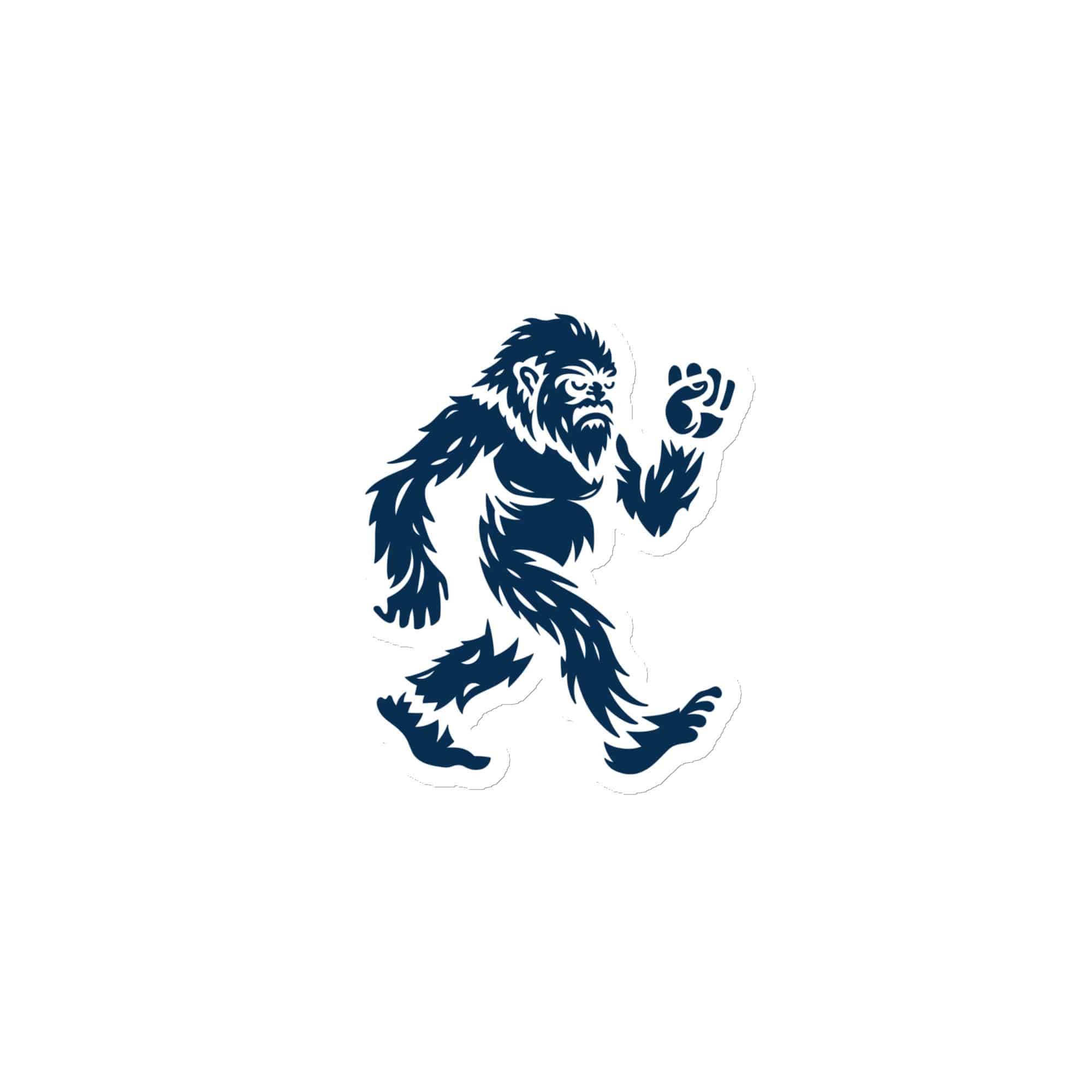 Navy Bigfoot by Chase Patrick Myers Die-Cut Magnet