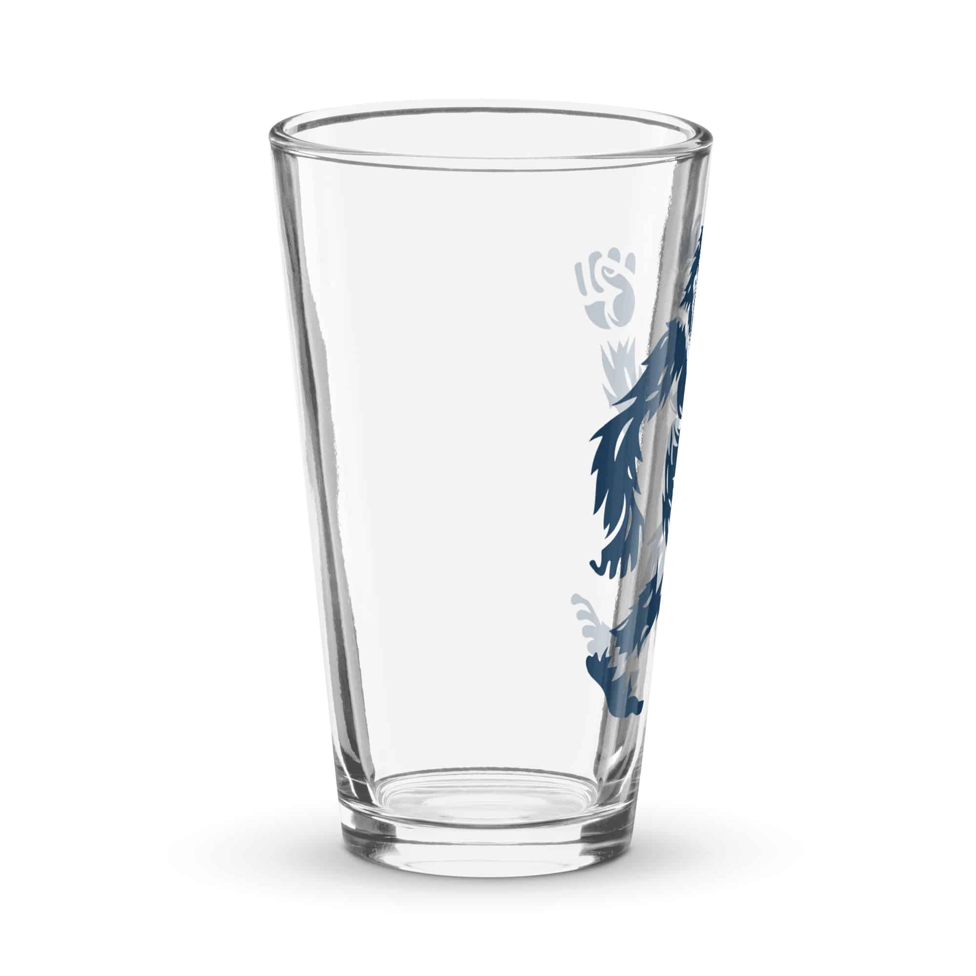 Navy Bigfoot by Chase Patrick Myers Pint Glass
