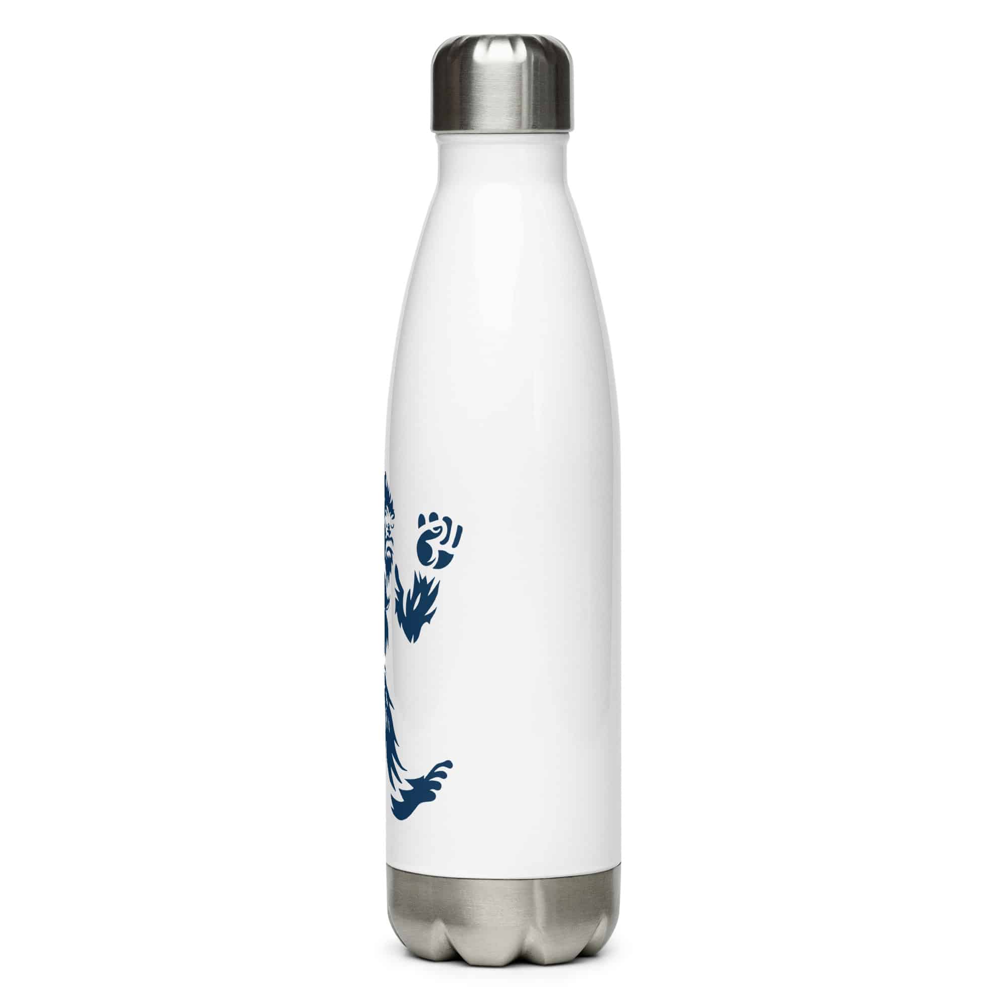 Navy Bigfoot by Chase Patrick Myers Water Bottle