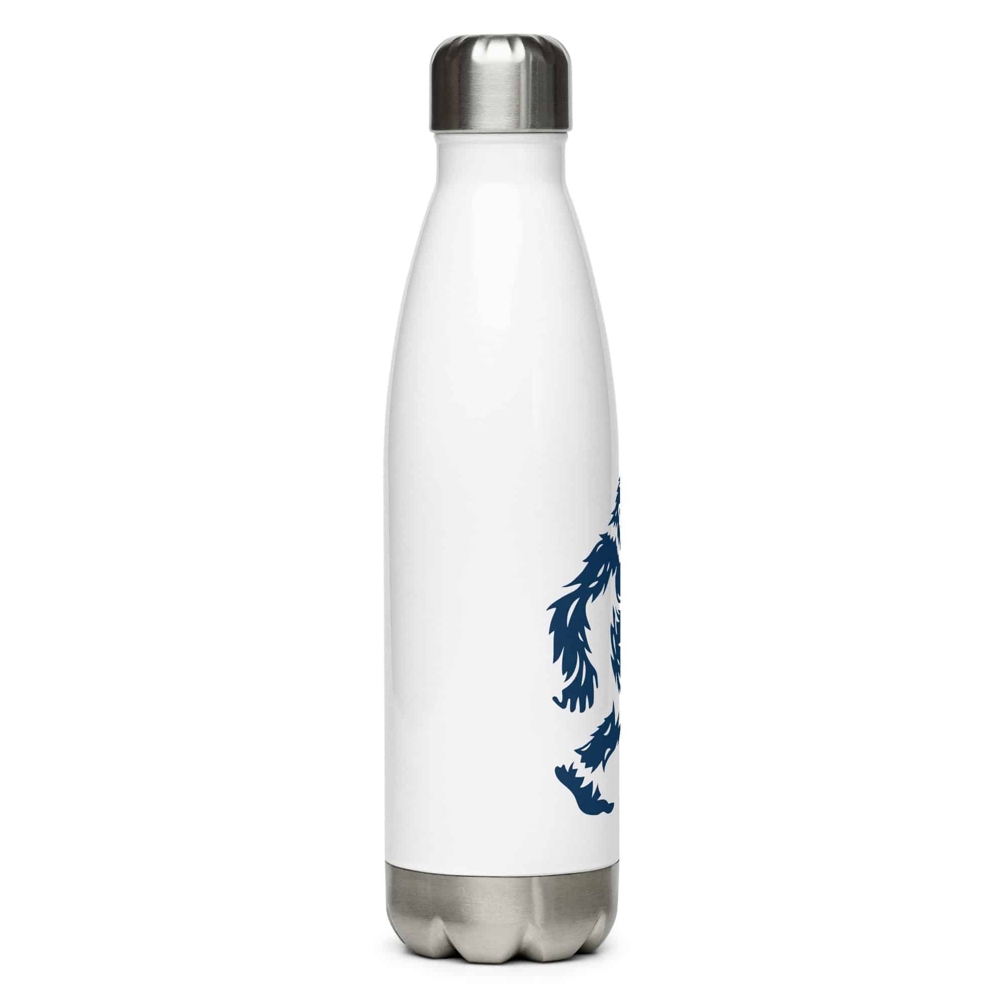 Navy Bigfoot by Chase Patrick Myers Water Bottle