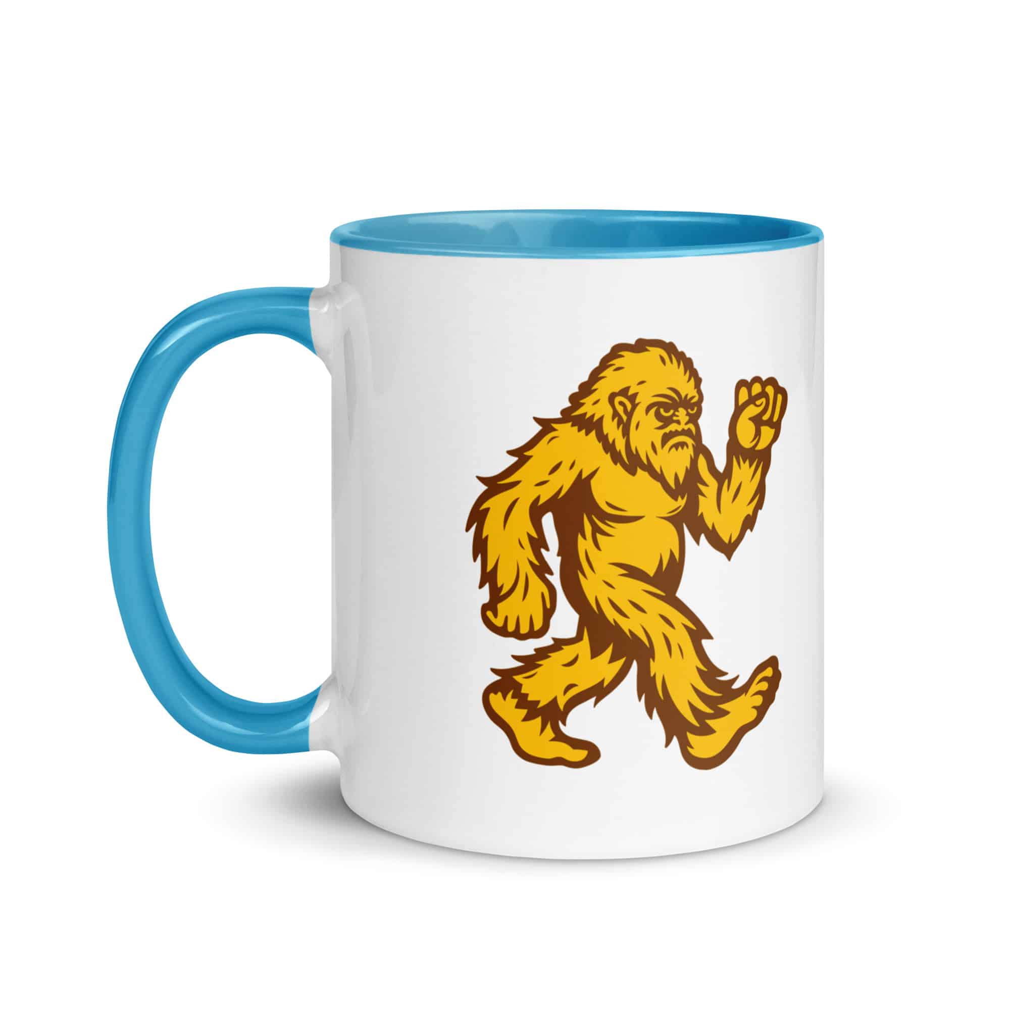 Original Gold and Brown Bigfoot by Chase Patrick Myers Color Inside Mug