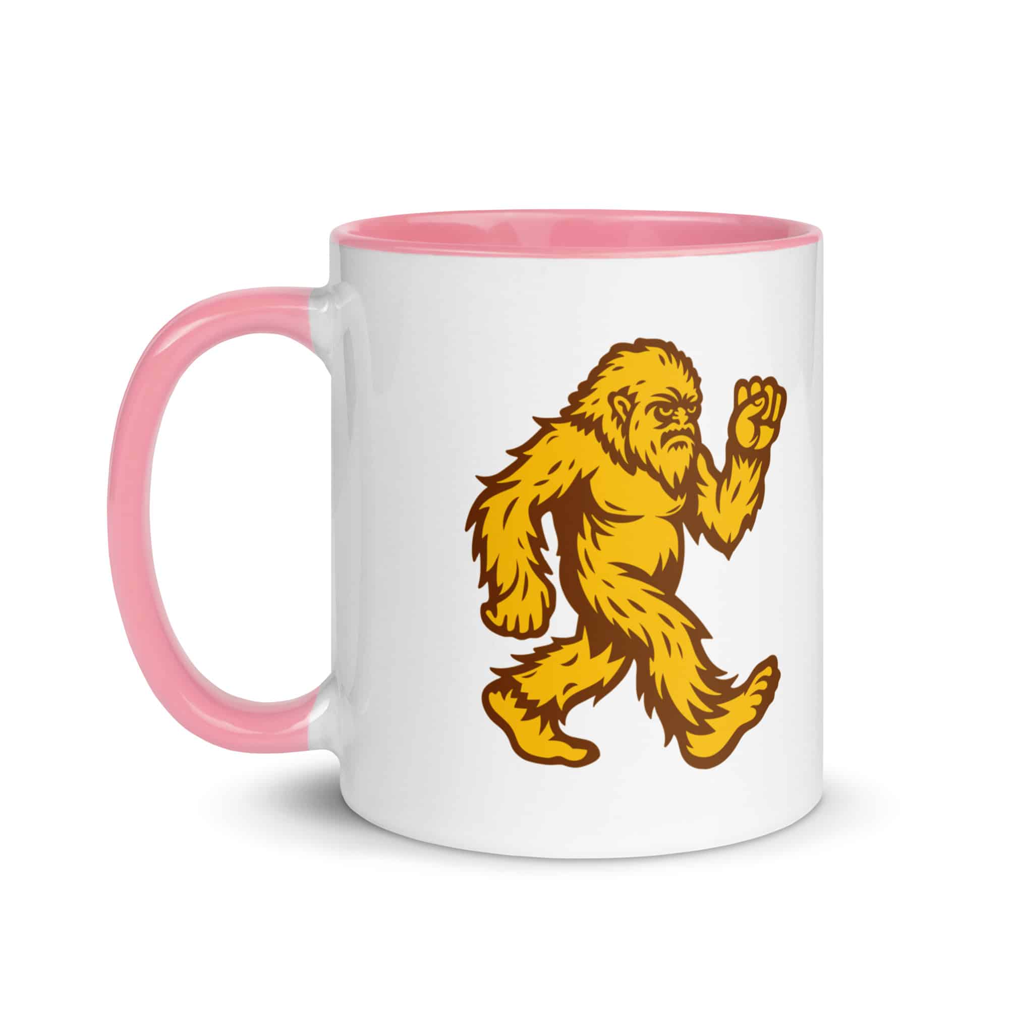 Original Gold and Brown Bigfoot by Chase Patrick Myers Color Inside Mug