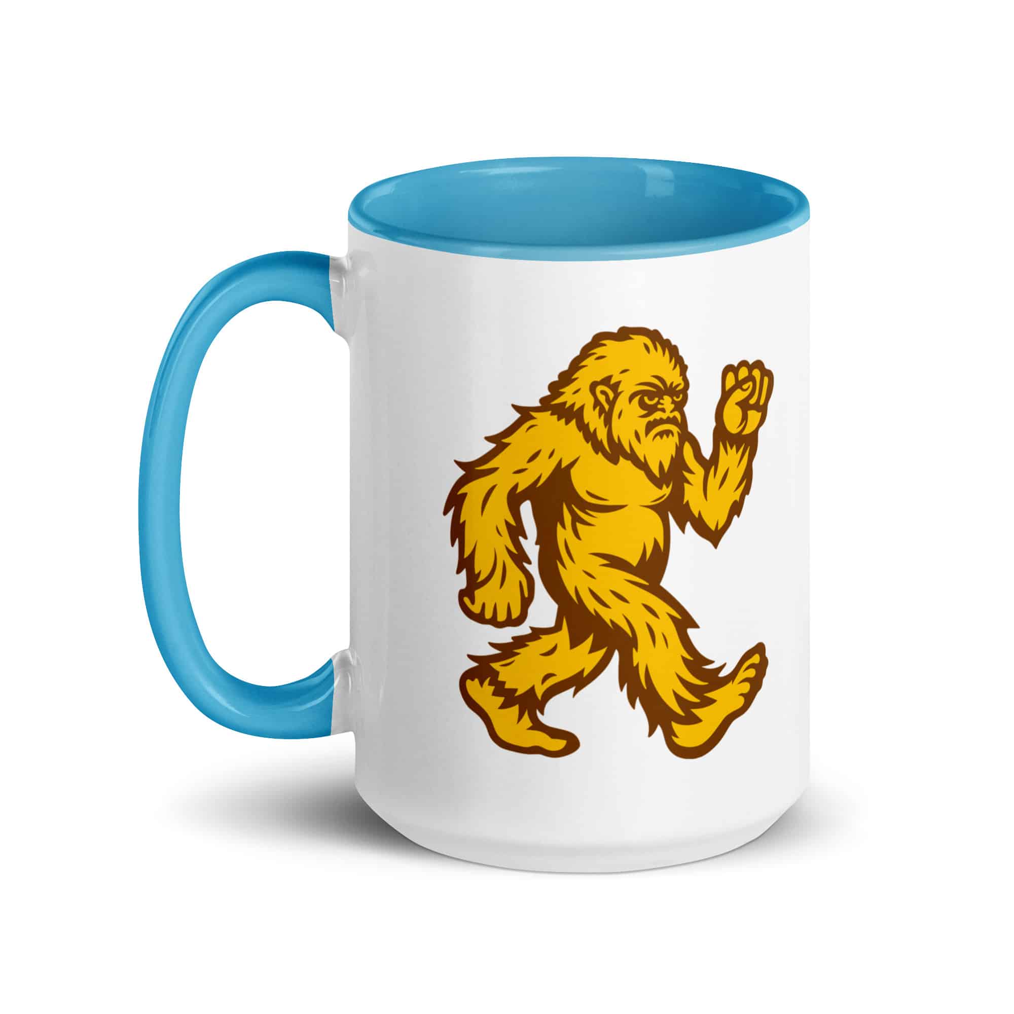 Original Gold and Brown Bigfoot by Chase Patrick Myers Color Inside Mug