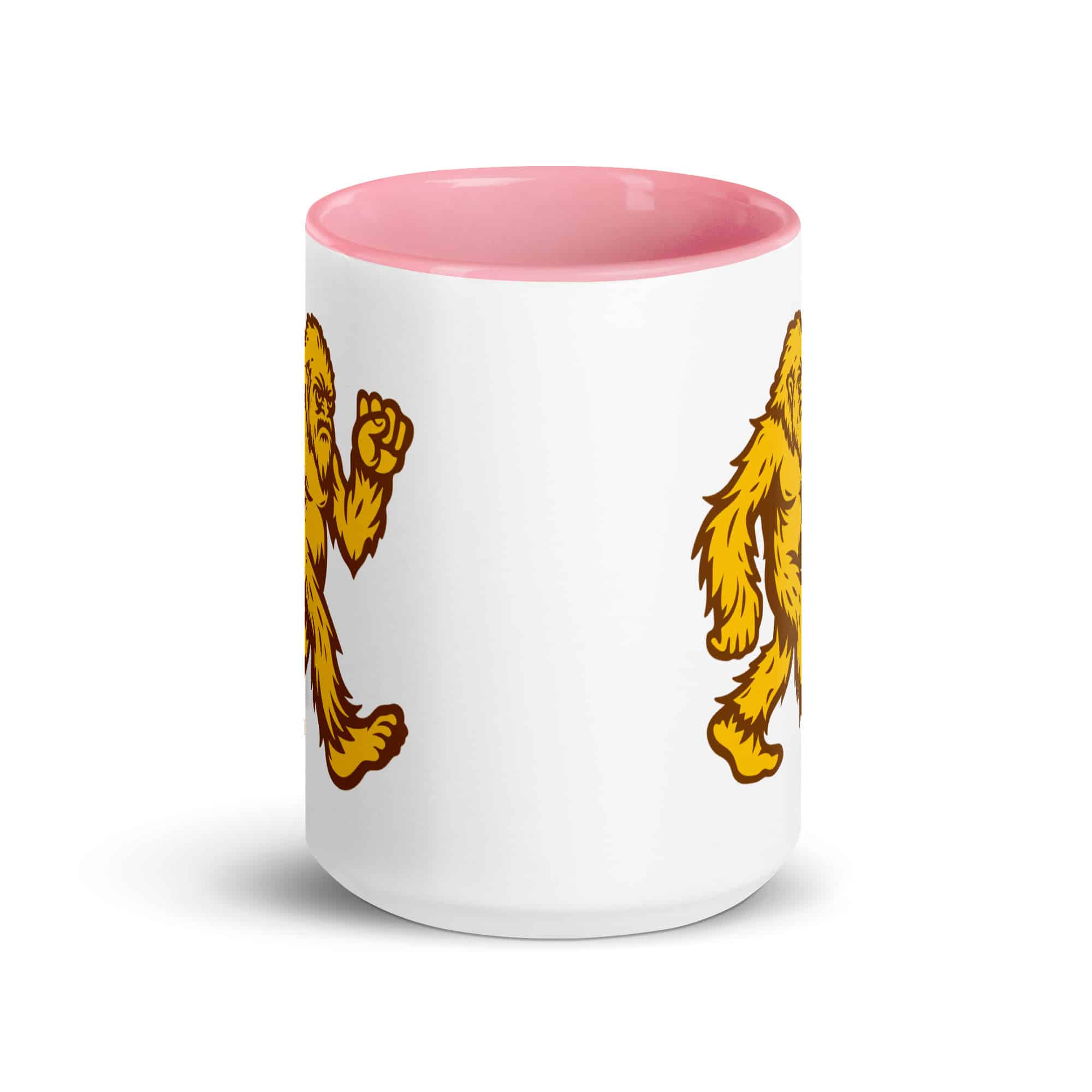 Original Gold and Brown Bigfoot by Chase Patrick Myers Color Inside Mug