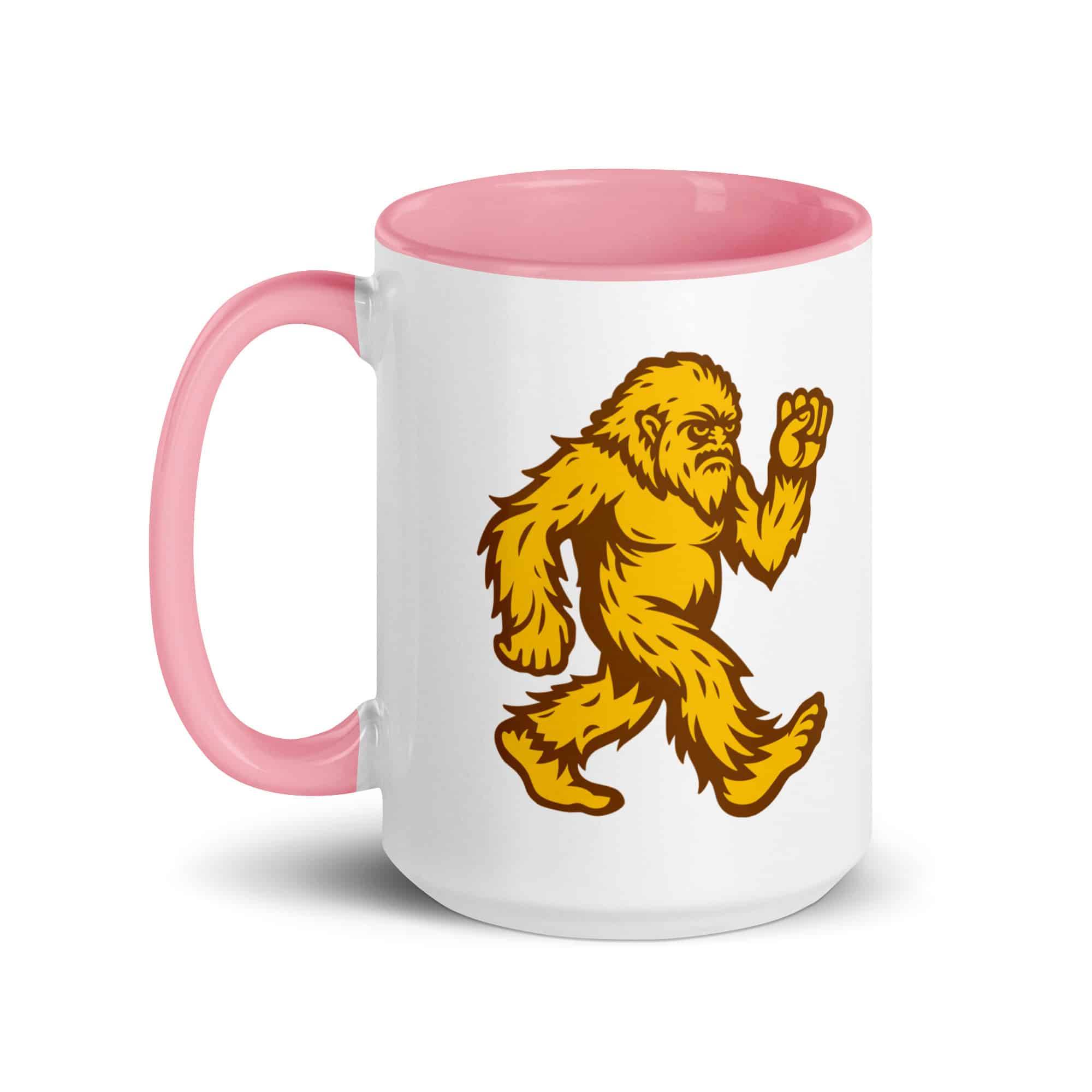 Original Gold and Brown Bigfoot by Chase Patrick Myers Color Inside Mug