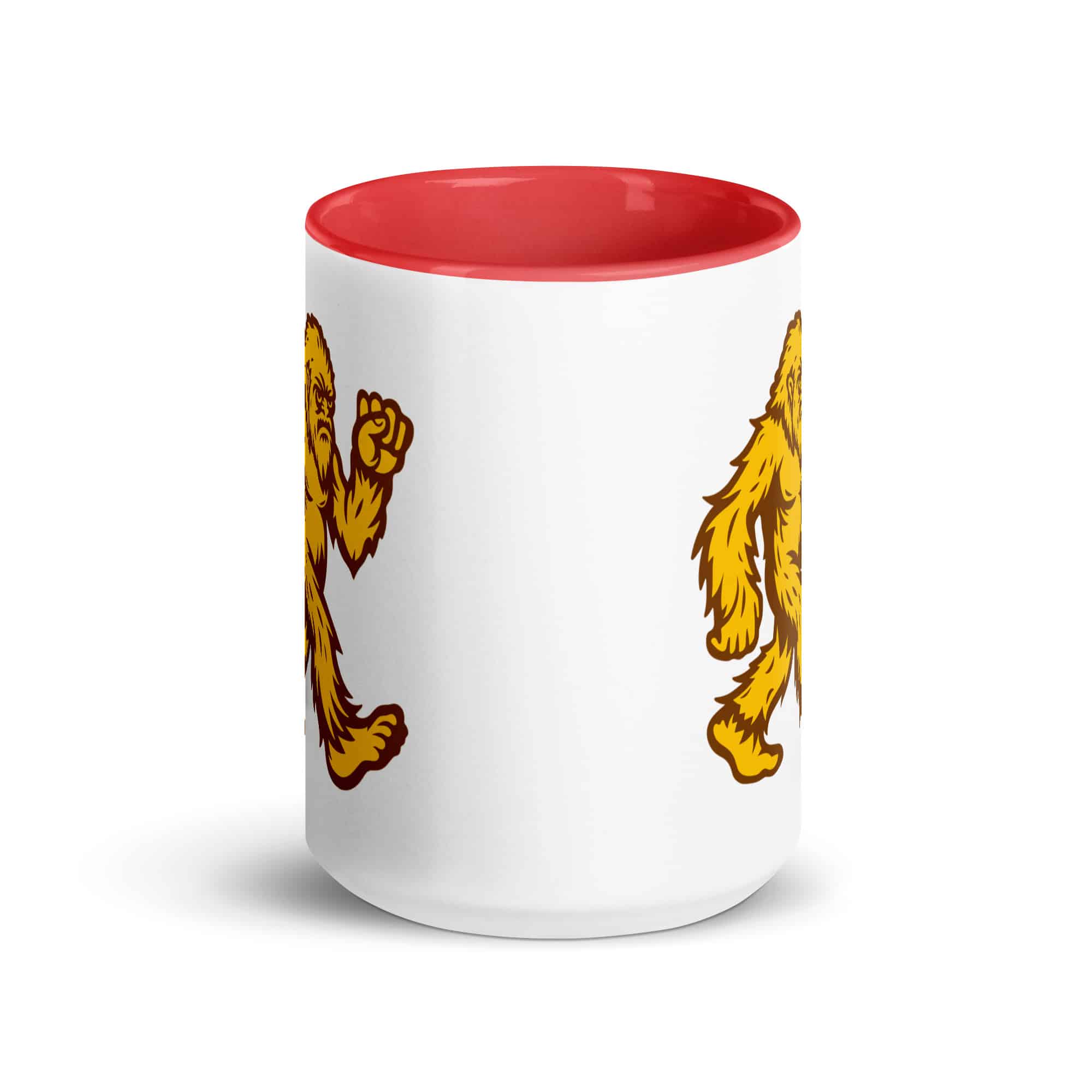 Original Gold and Brown Bigfoot by Chase Patrick Myers Color Inside Mug