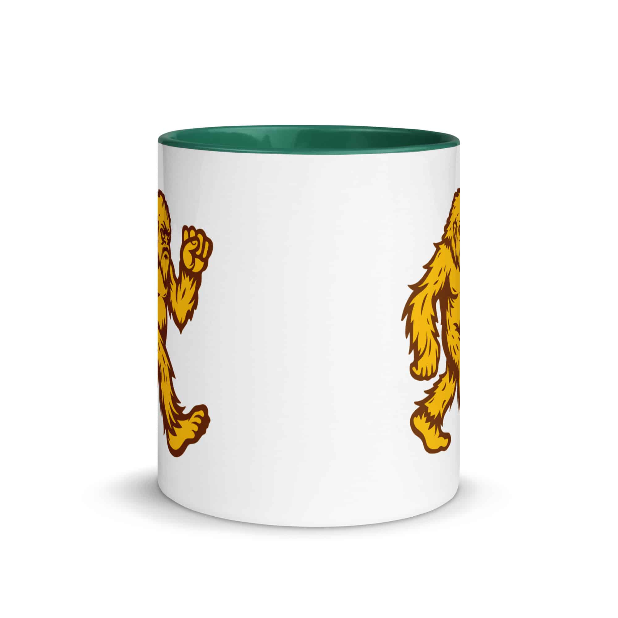 Original Gold and Brown Bigfoot by Chase Patrick Myers Color Inside Mug