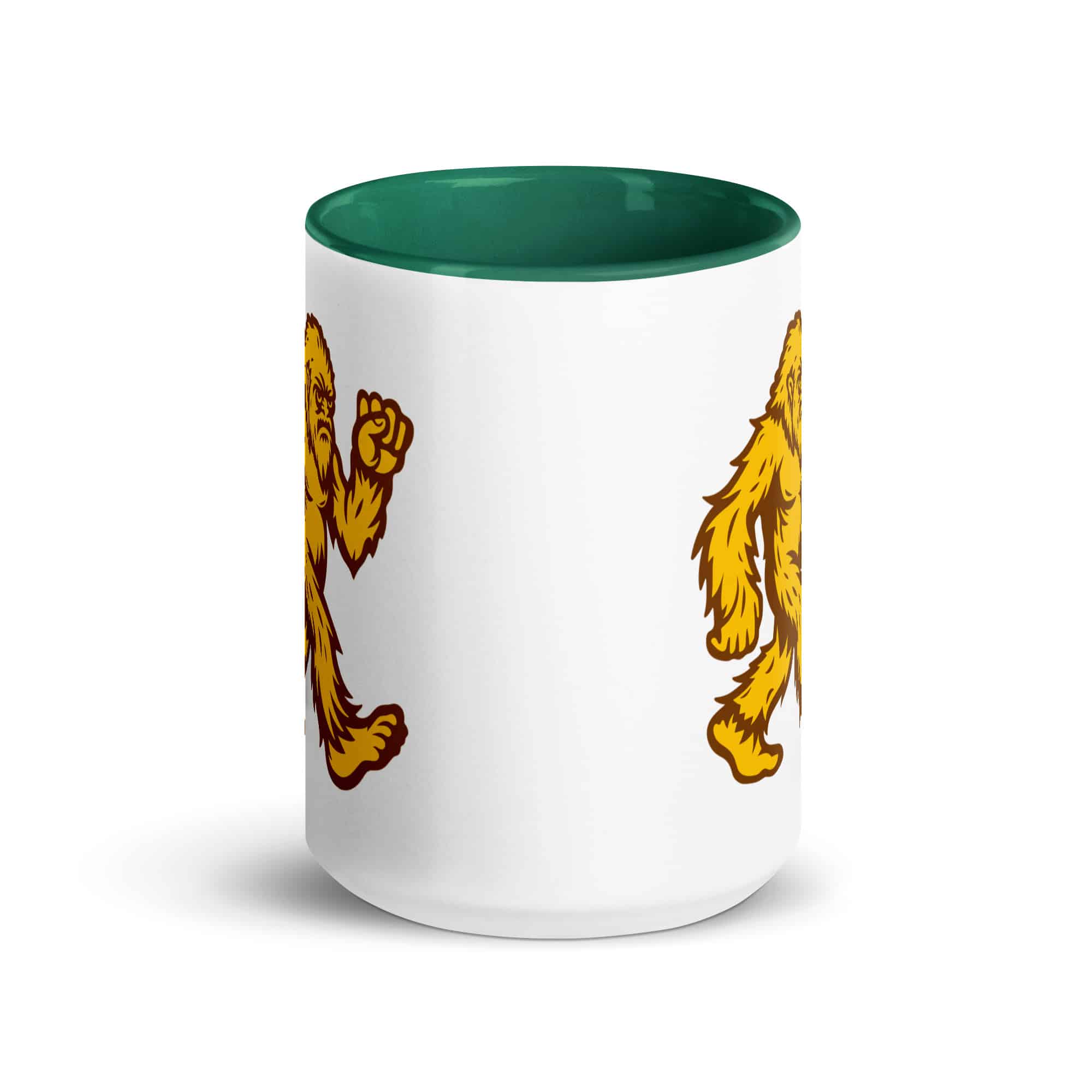 Original Gold and Brown Bigfoot by Chase Patrick Myers Color Inside Mug