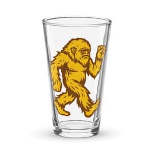 Chase Bigfoot Original Gold Brown Pint Glass - 16 oz - Main