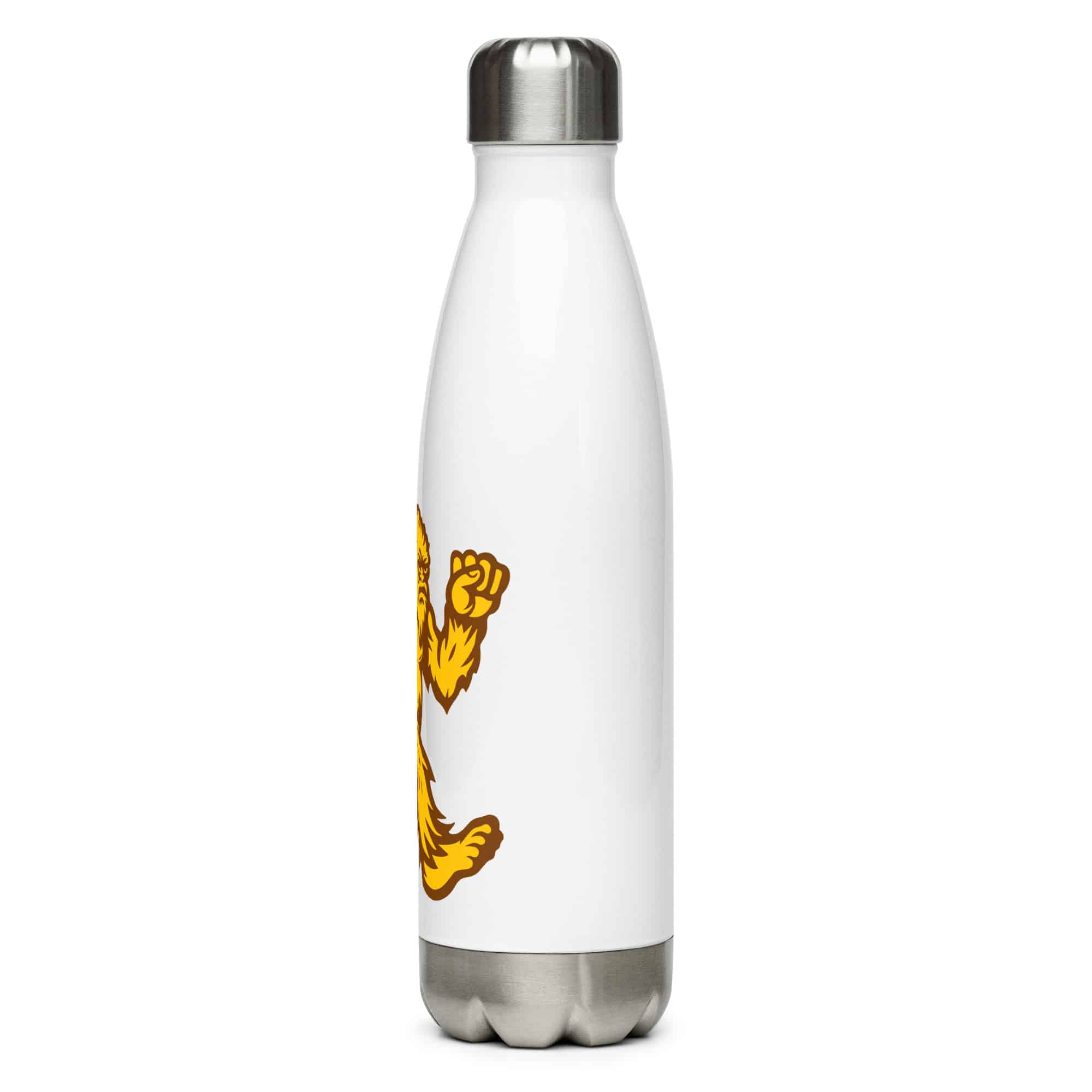 Original Gold and Brown Bigfoot by Chase Patrick Myers Water Bottle