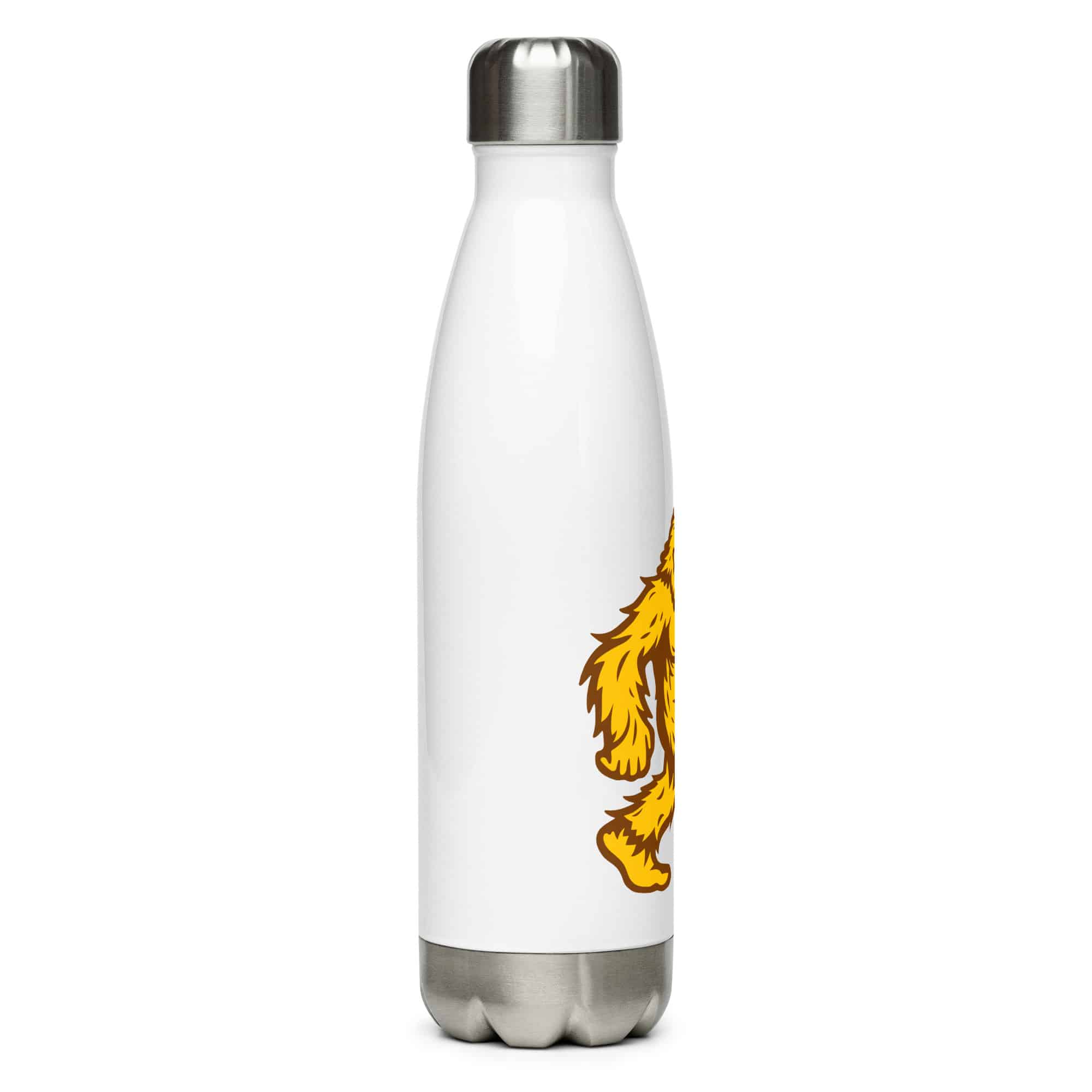 Original Gold and Brown Bigfoot by Chase Patrick Myers Water Bottle